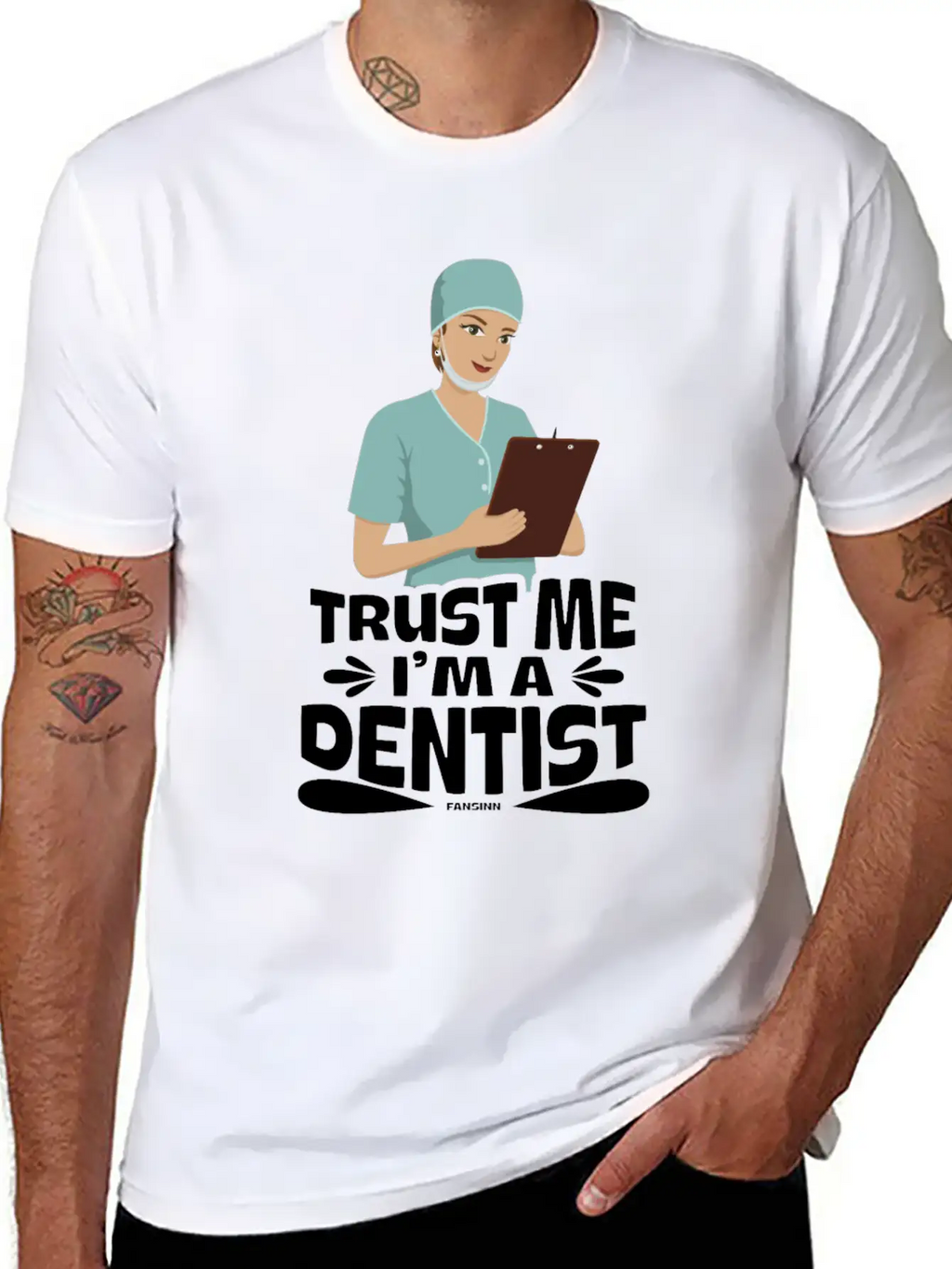 Trust Me I Am A Dentist Basic Graphic T-Shirt – Daily Comfort In Soft Cotton