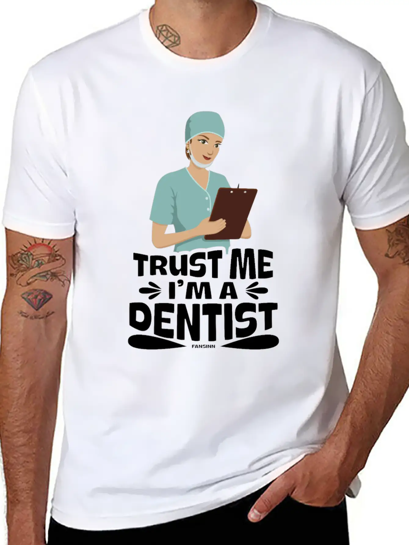 Trust Me I Am A Dentist Basic Graphic T-Shirt – Daily Comfort In Soft Cotton