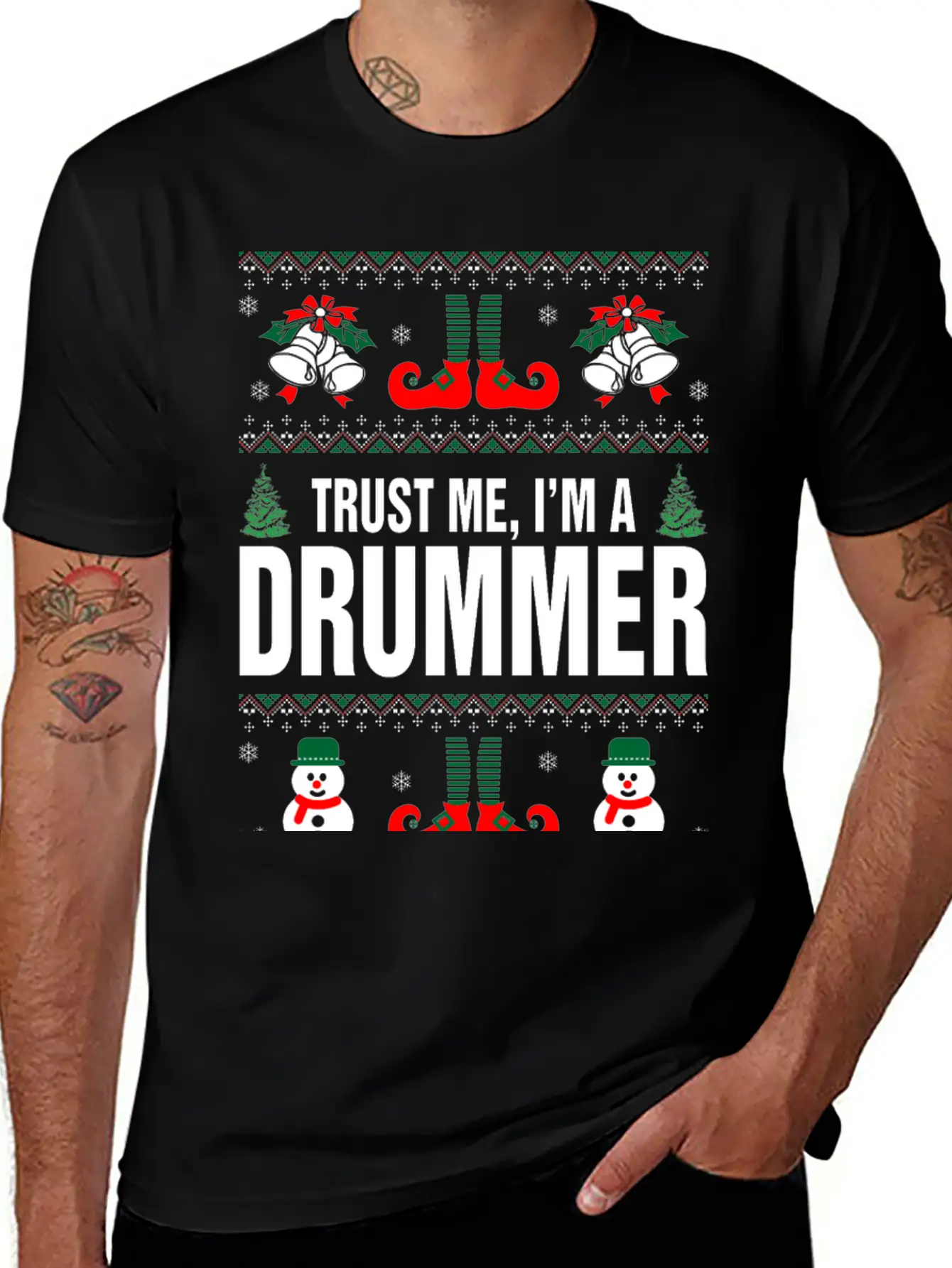 Trust Me, I'M A Drummer Stylish Everyday T-Shirt – Unisex Basic Cotton Tee