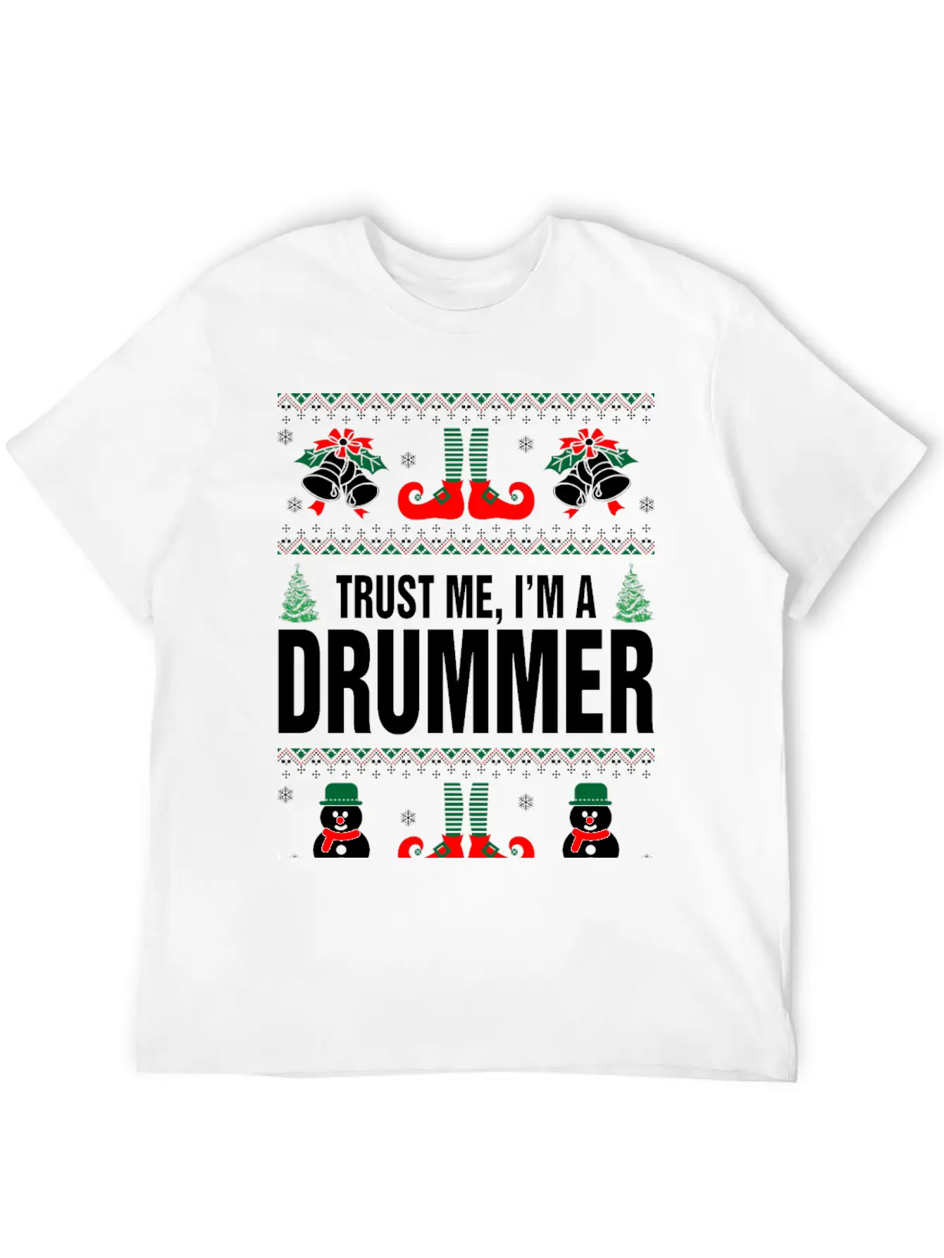 Trust Me, I'M A Drummer Stylish Everyday T-Shirt – Unisex Basic Cotton Tee