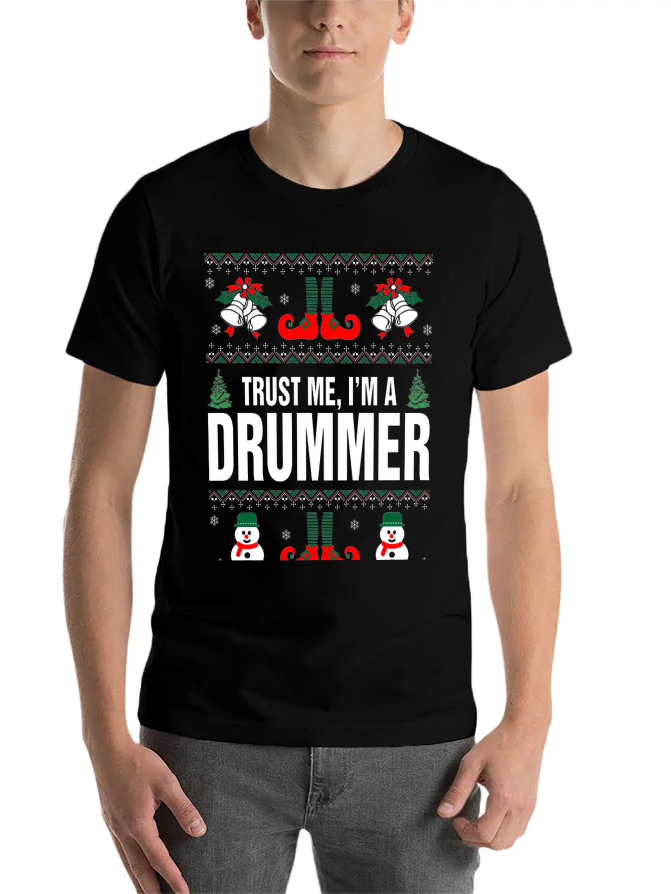 Trust Me, I'M A Drummer Stylish Everyday T-Shirt – Unisex Basic Cotton Tee
