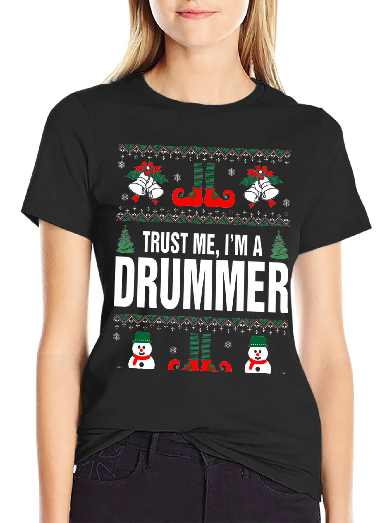 Trust Me, I'M A Drummer Stylish Everyday T-Shirt – Unisex Basic Cotton Tee