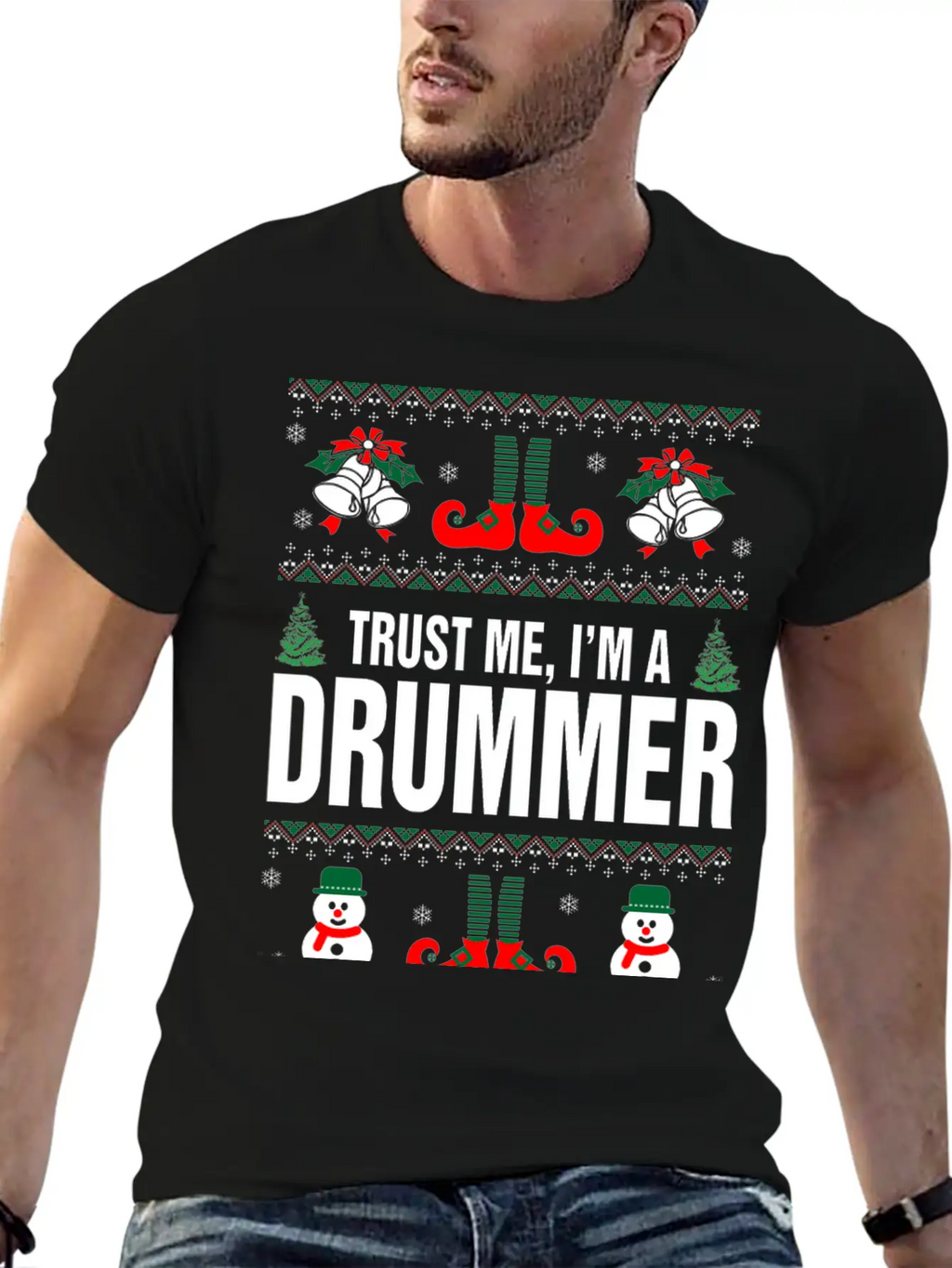 Trust Me, I'M A Drummer Stylish Everyday T-Shirt – Unisex Basic Cotton Tee