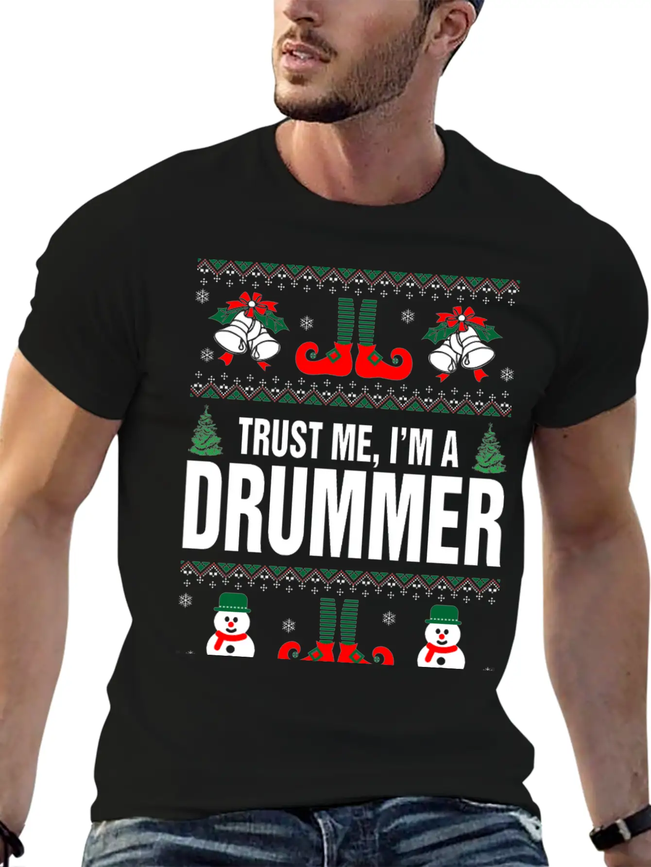 Trust Me, I'M A Drummer Stylish Everyday T-Shirt – Unisex Basic Cotton Tee