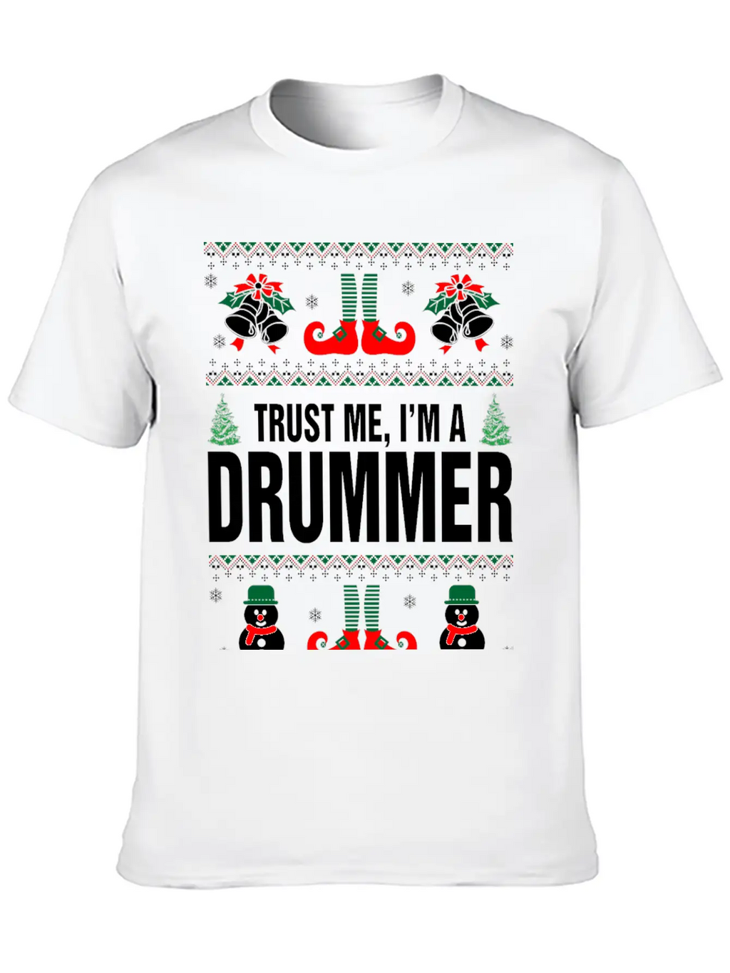 Trust Me, I'M A Drummer Stylish Everyday T-Shirt – Unisex Basic Cotton Tee