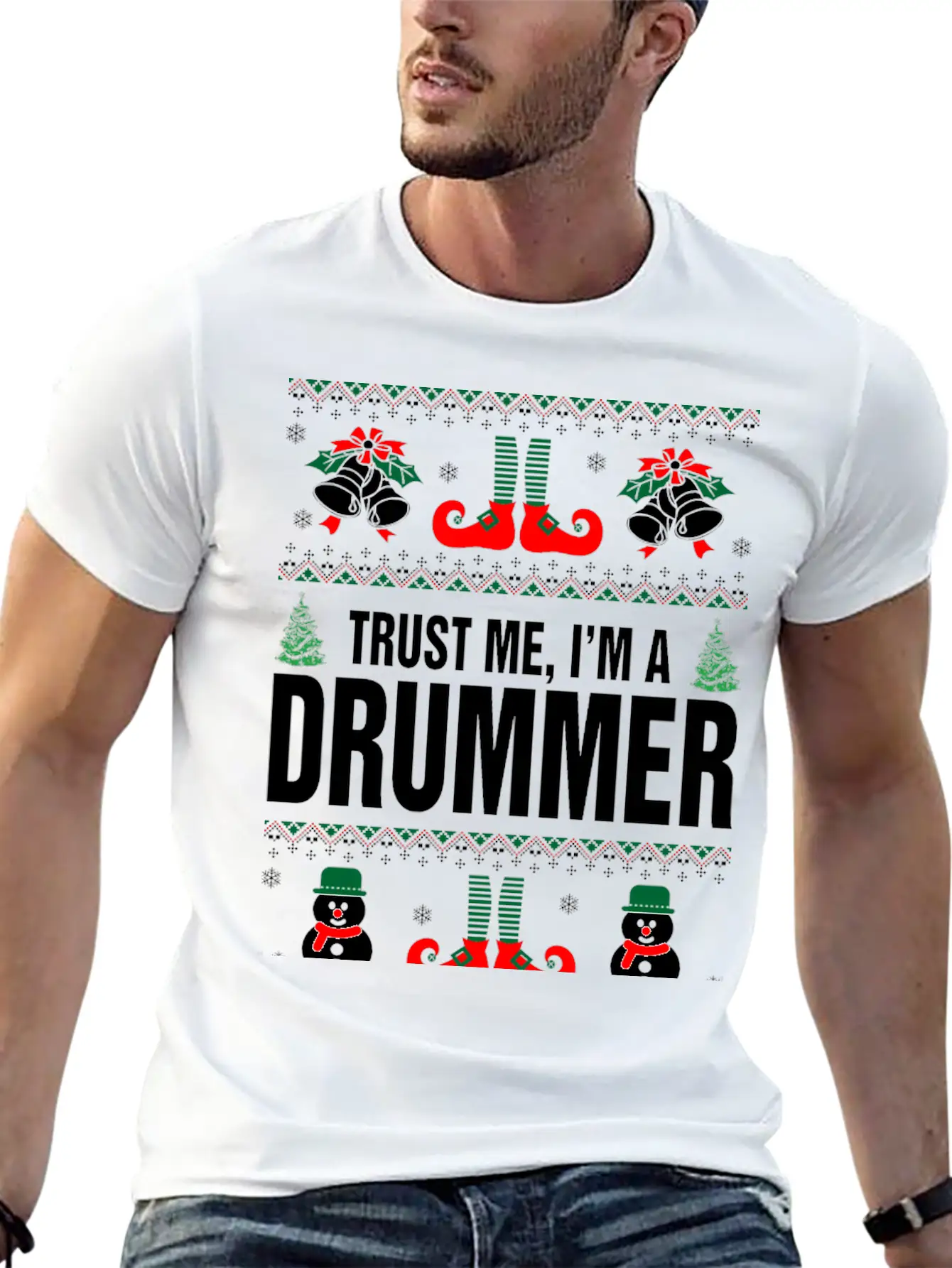 Trust Me, I'M A Drummer Stylish Everyday T-Shirt – Unisex Basic Cotton Tee