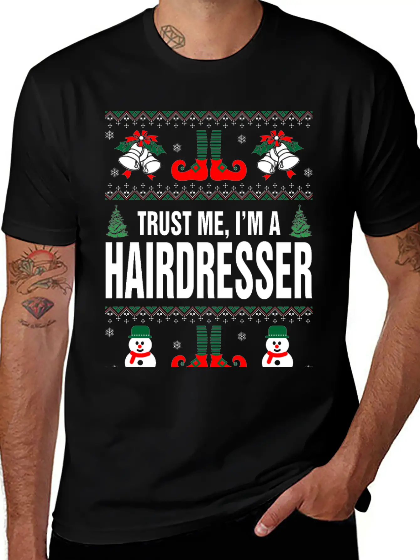 Trust Me, I'M A Hairdresser Basic Graphic T-Shirt – Daily Comfort In Soft Cotton