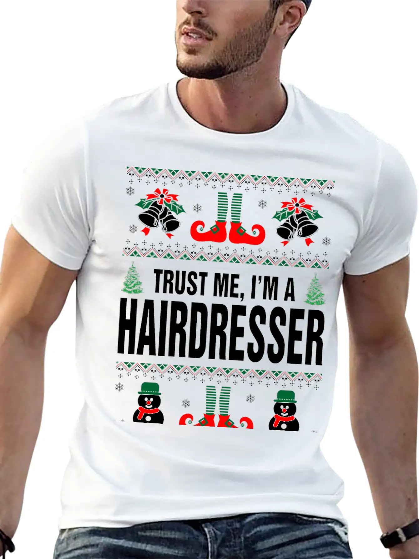 Trust Me, I'M A Hairdresser Basic Graphic T-Shirt – Daily Comfort In Soft Cotton