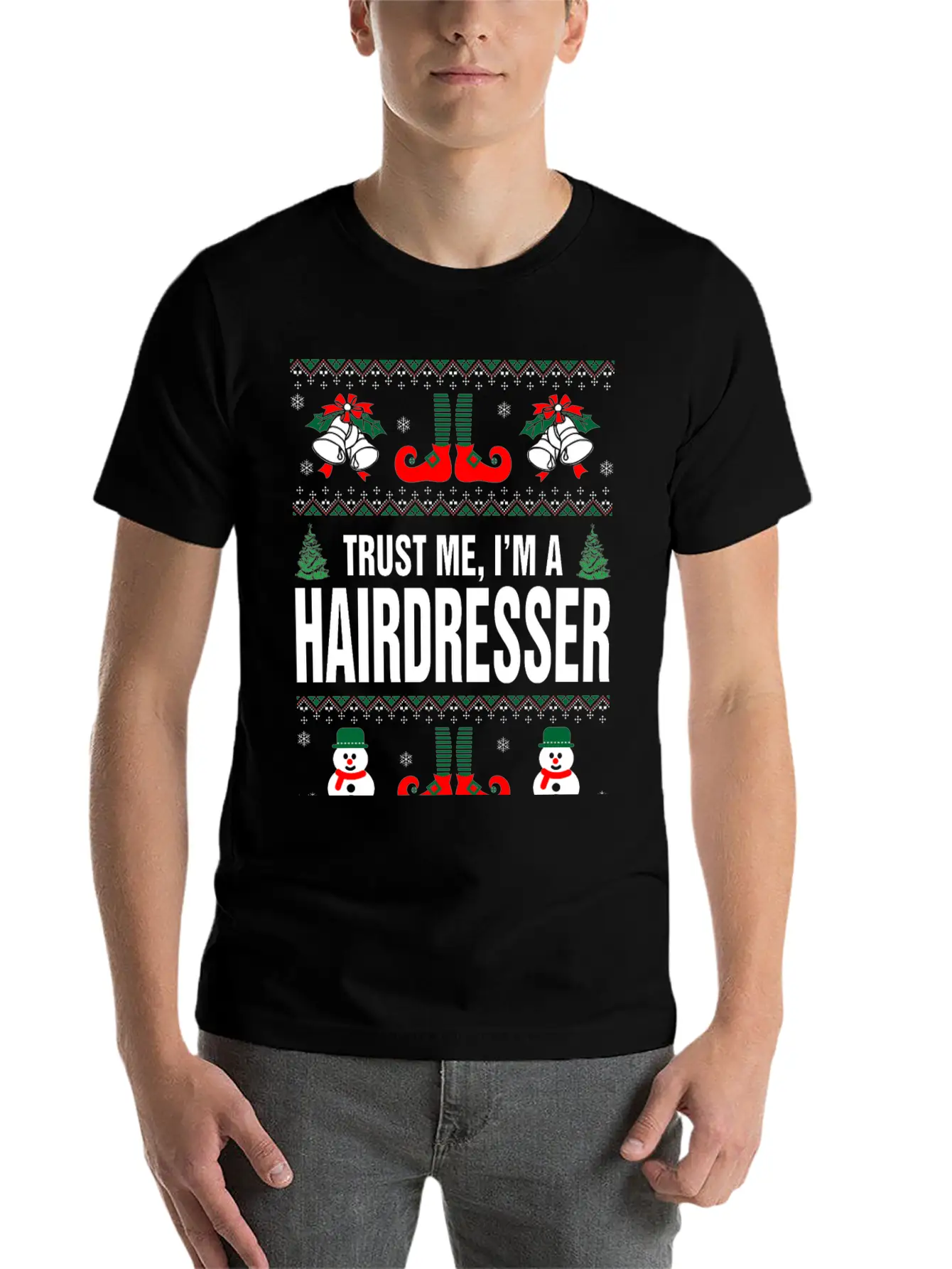 Trust Me, I'M A Hairdresser Basic Graphic T-Shirt – Daily Comfort In Soft Cotton