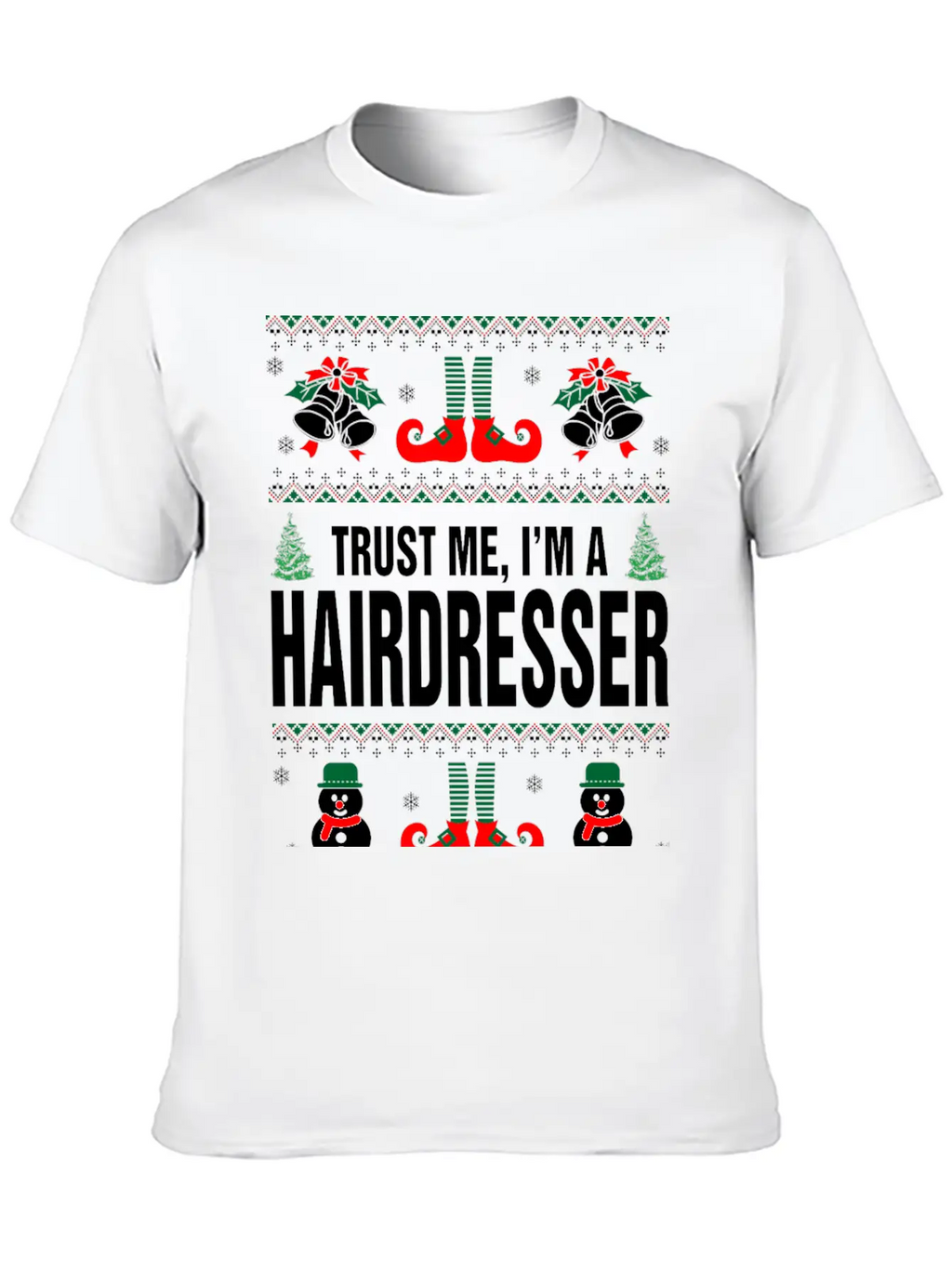 Trust Me, I'M A Hairdresser Basic Graphic T-Shirt – Daily Comfort In Soft Cotton