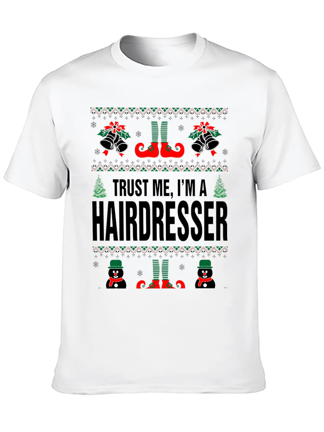 Trust Me, I'M A Hairdresser Basic Graphic T-Shirt – Daily Comfort In Soft Cotton