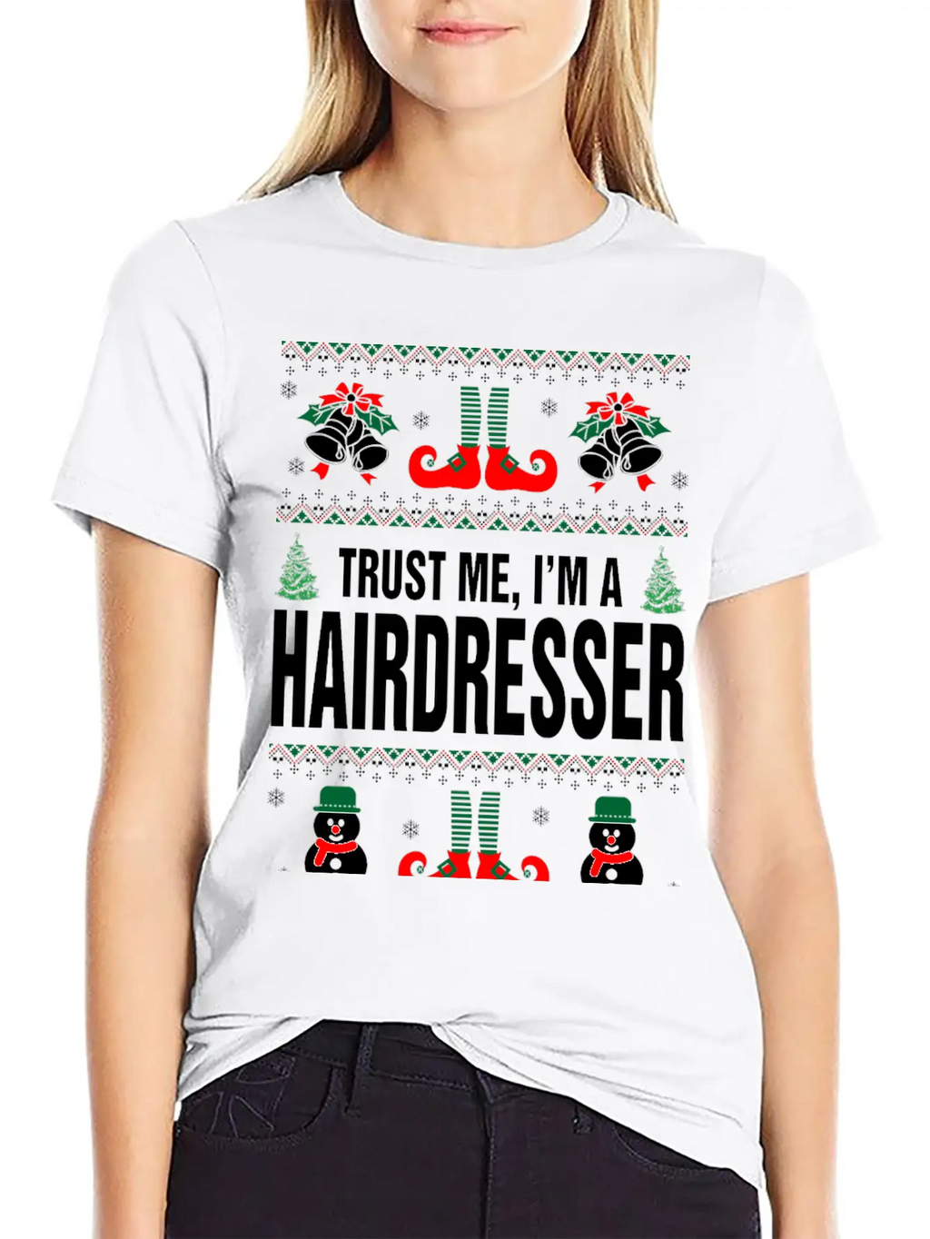 Trust Me, I'M A Hairdresser Basic Graphic T-Shirt – Daily Comfort In Soft Cotton