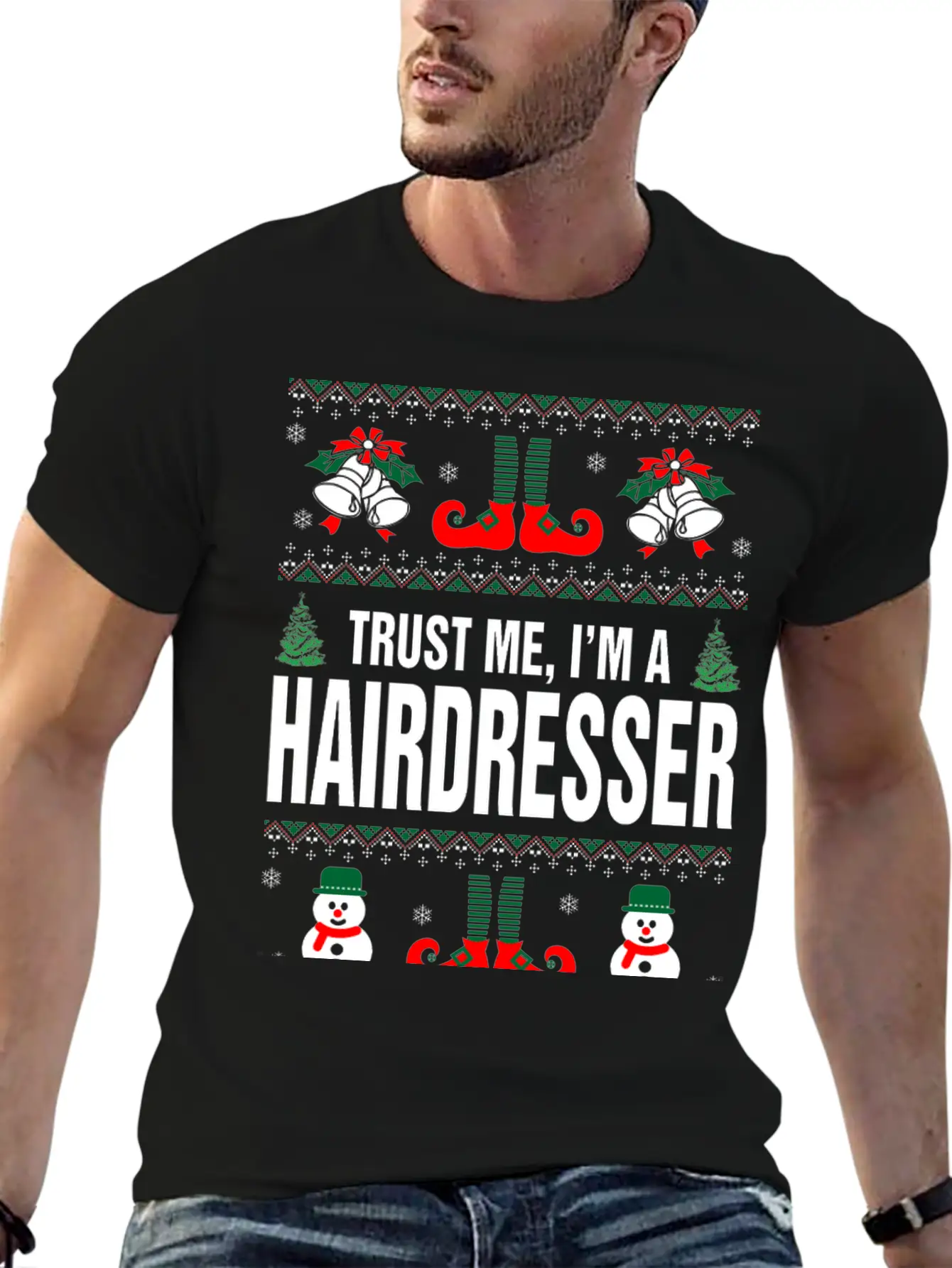 Trust Me, I'M A Hairdresser Basic Graphic T-Shirt – Daily Comfort In Soft Cotton