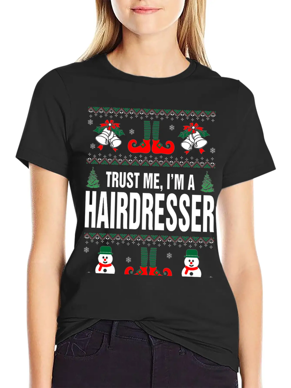 Trust Me, I'M A Hairdresser Basic Graphic T-Shirt – Daily Comfort In Soft Cotton