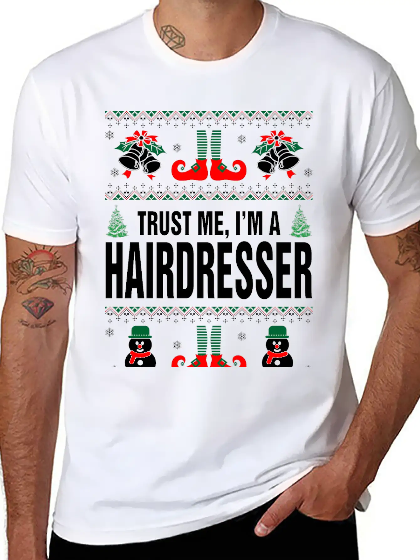 Trust Me, I'M A Hairdresser Basic Graphic T-Shirt – Daily Comfort In Soft Cotton