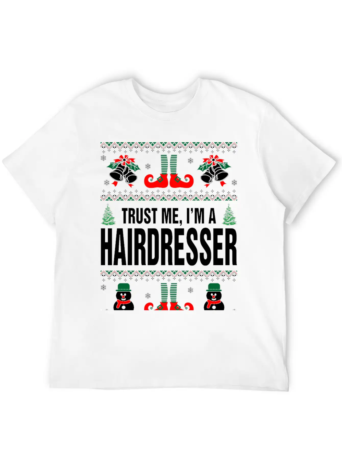 Trust Me, I'M A Hairdresser Basic Graphic T-Shirt – Daily Comfort In Soft Cotton