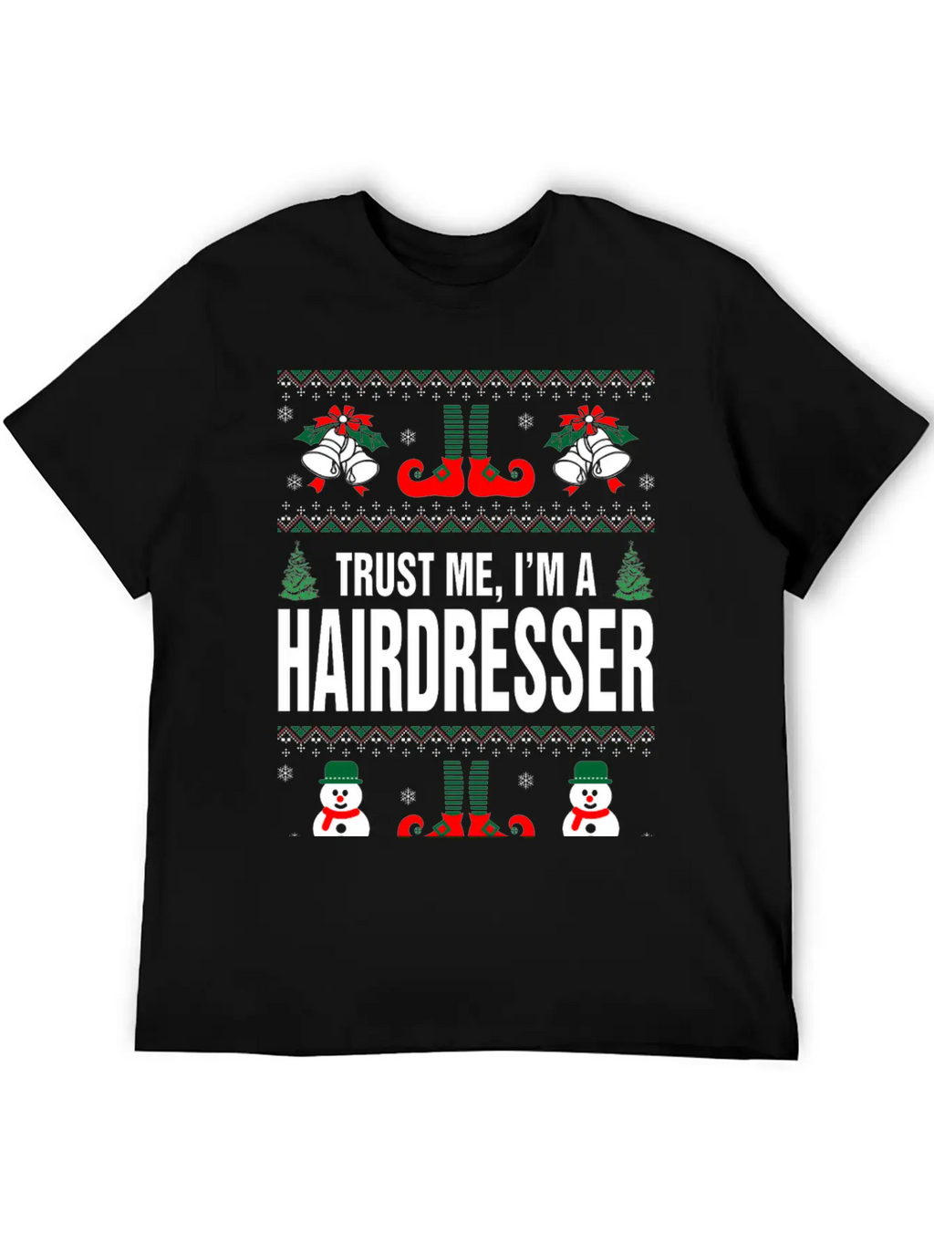 Trust Me, I'M A Hairdresser Basic Graphic T-Shirt – Daily Comfort In Soft Cotton
