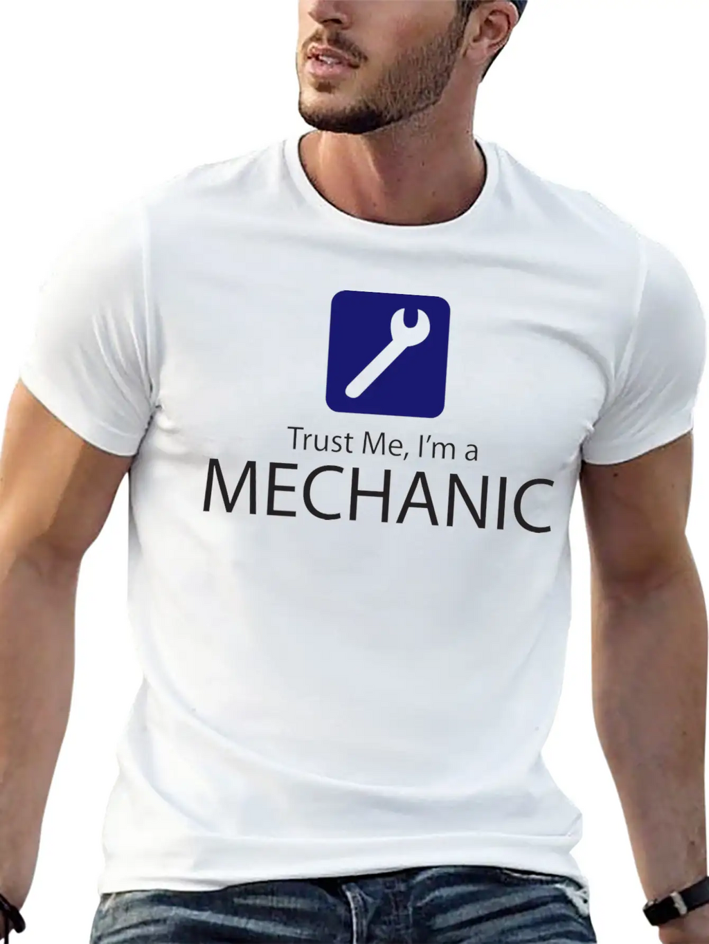 Trust Me, I'm A Mechanic Basic Graphic T-Shirt – Daily Comfort In Soft Cotton