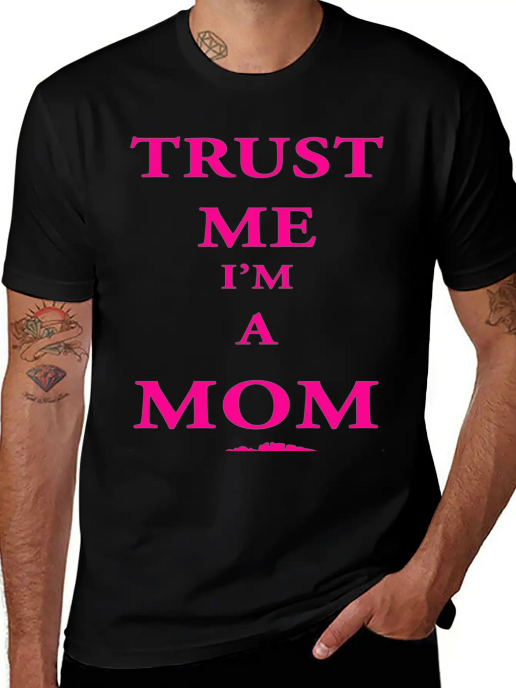 Trust Me I'm A Mom Breathable Soft Cotton T-Shirt – Timeless Casual Look