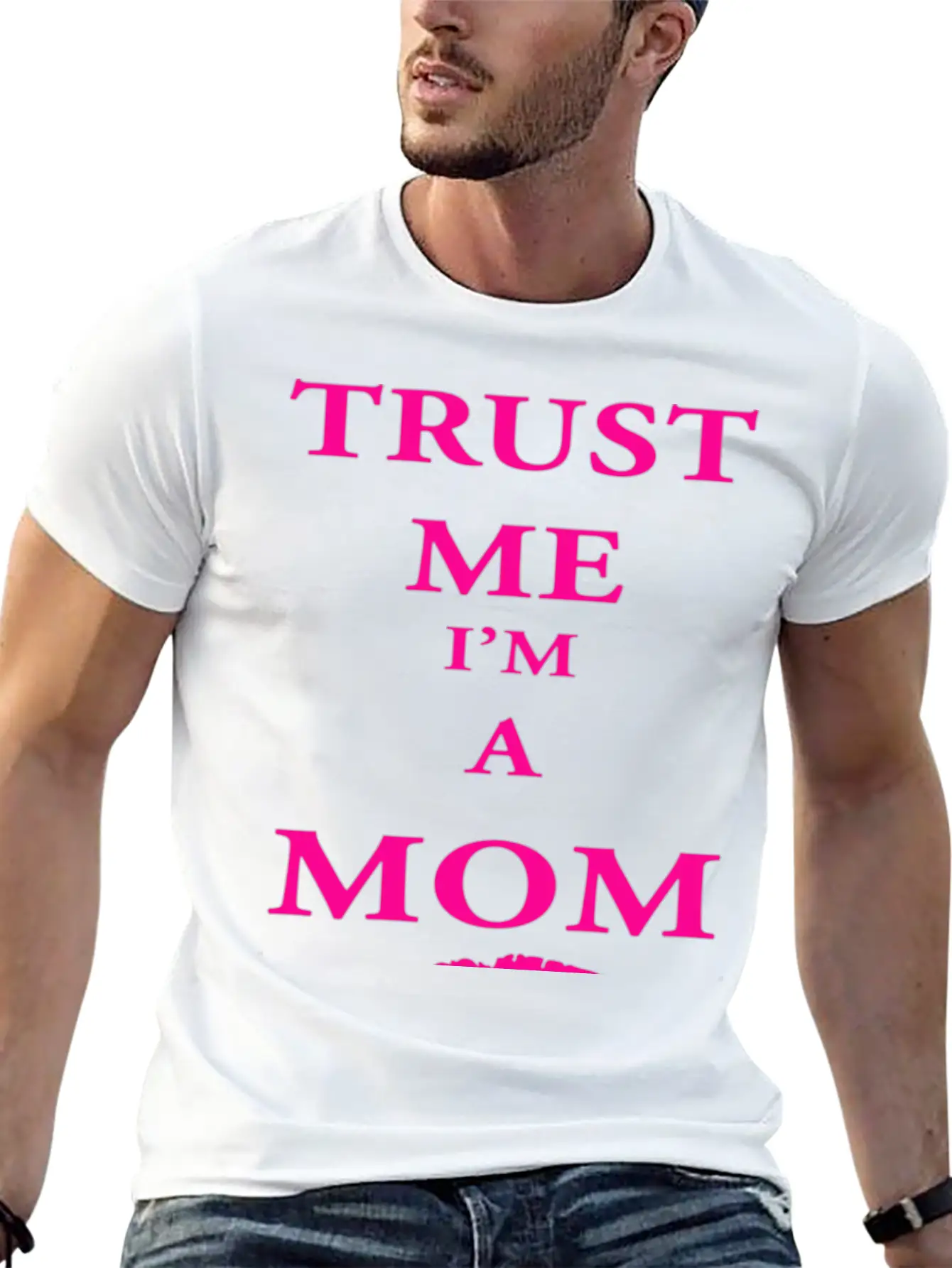 Trust Me I'm A Mom Breathable Soft Cotton T-Shirt – Timeless Casual Look