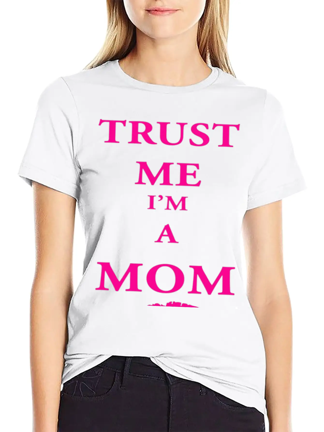 Trust Me I'm A Mom Breathable Soft Cotton T-Shirt – Timeless Casual Look