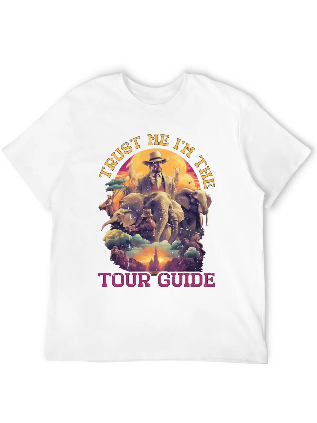 Trust Me I'm The Tour Guide 5 Stylish Everyday T-Shirt – Unisex Basic Cotton Tee