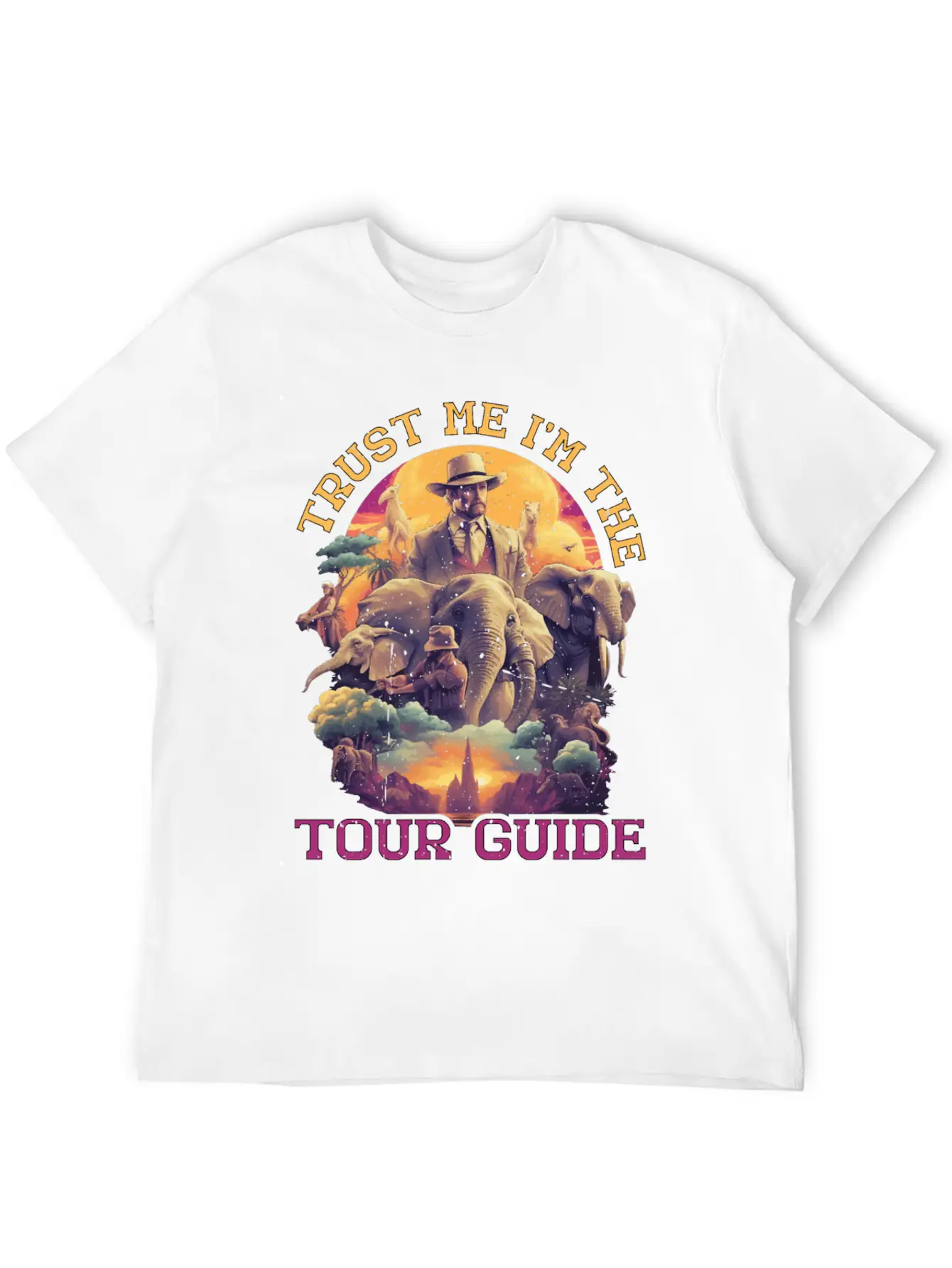 Trust Me I'm The Tour Guide 5 Stylish Everyday T-Shirt – Unisex Basic Cotton Tee