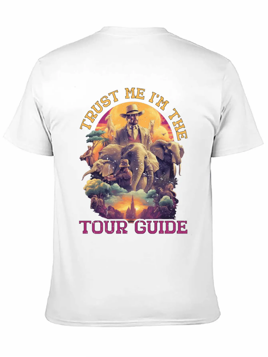 Trust Me I'm The Tour Guide 5 Stylish Everyday T-Shirt – Unisex Basic Cotton Tee