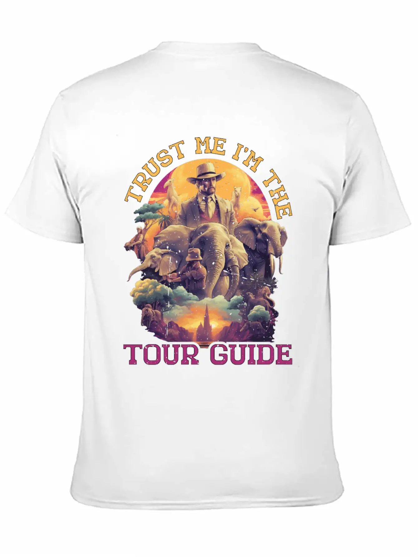 Trust Me I'm The Tour Guide 5 Stylish Everyday T-Shirt – Unisex Basic Cotton Tee