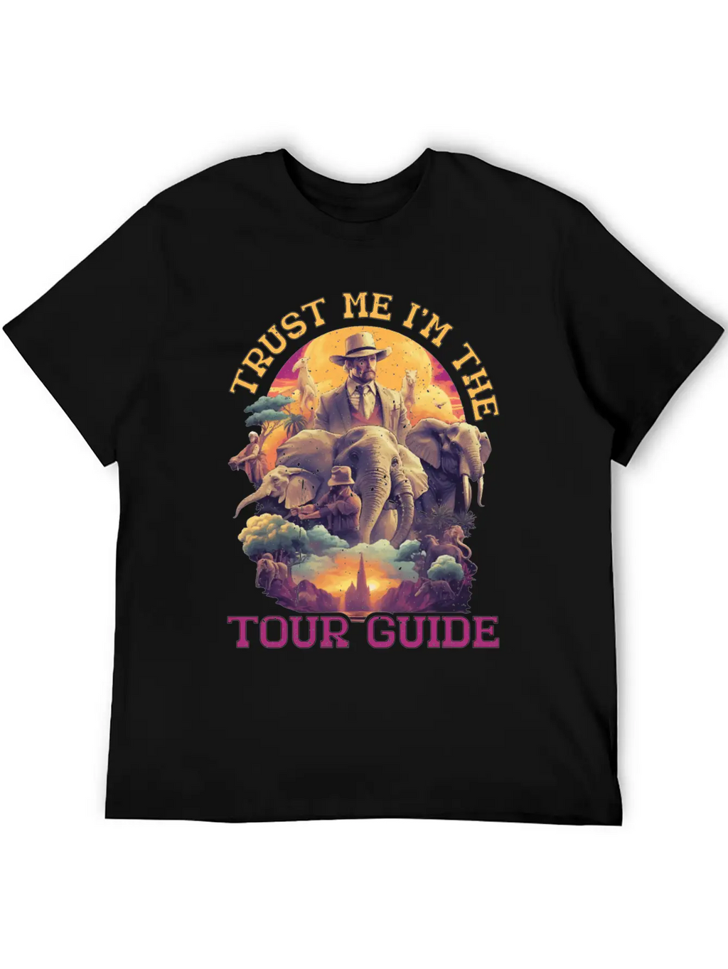 Trust Me I'm The Tour Guide 5 Stylish Everyday T-Shirt – Unisex Basic Cotton Tee