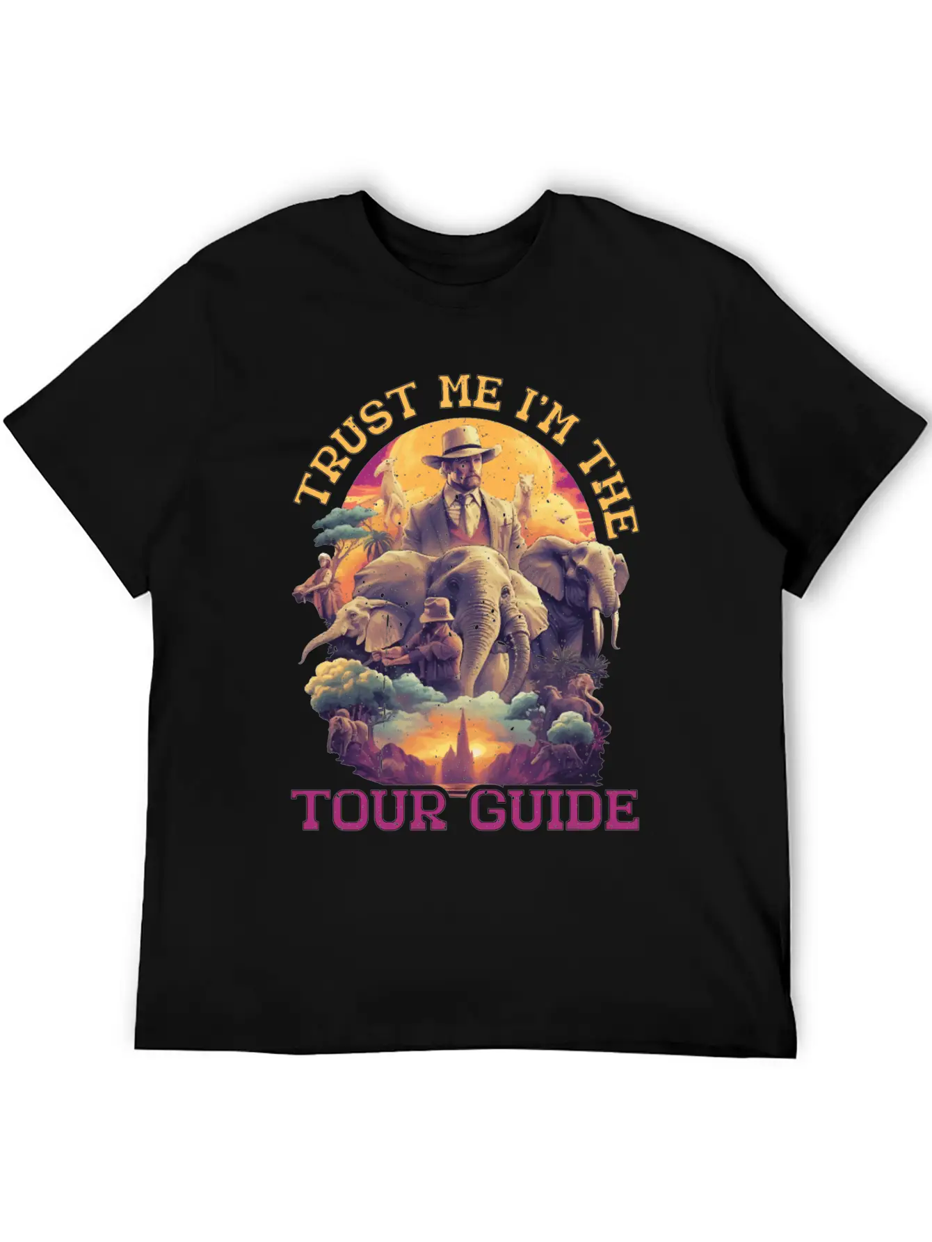 Trust Me I'm The Tour Guide 5 Stylish Everyday T-Shirt – Unisex Basic Cotton Tee