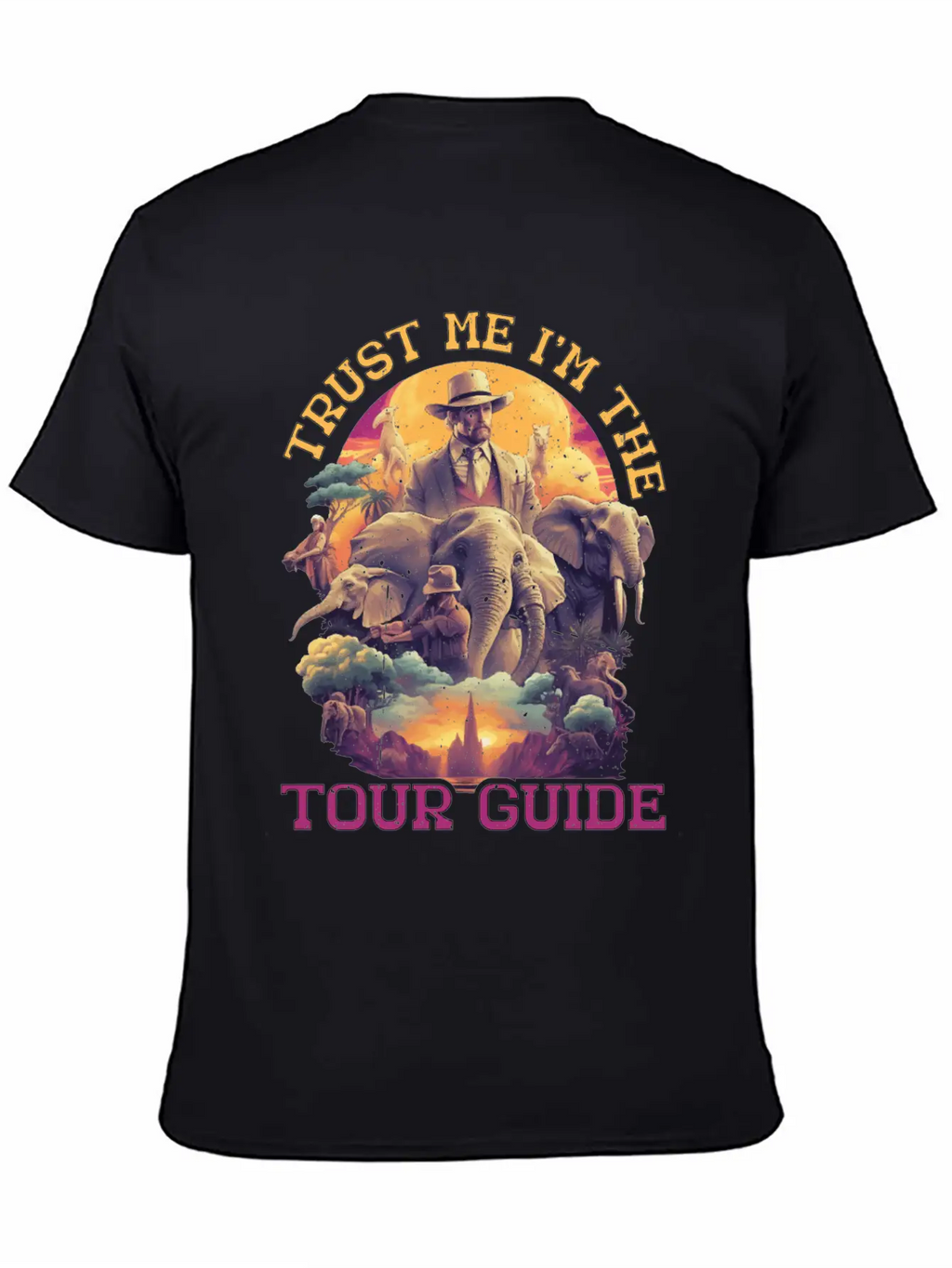 Trust Me I'm The Tour Guide 5 Stylish Everyday T-Shirt – Unisex Basic Cotton Tee