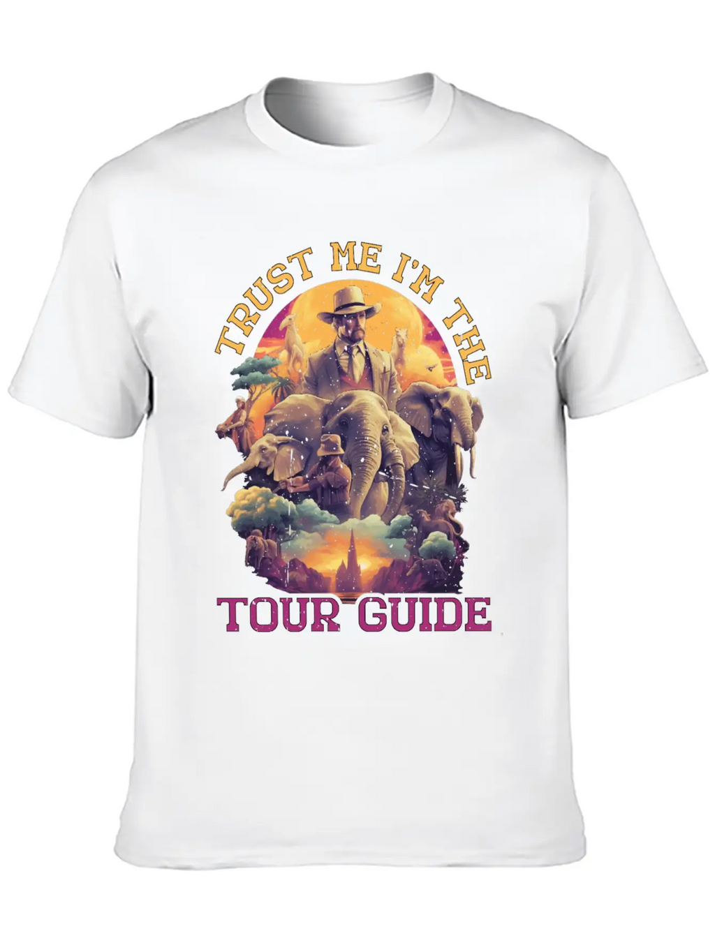 Trust Me I'm The Tour Guide 5 Stylish Everyday T-Shirt – Unisex Basic Cotton Tee