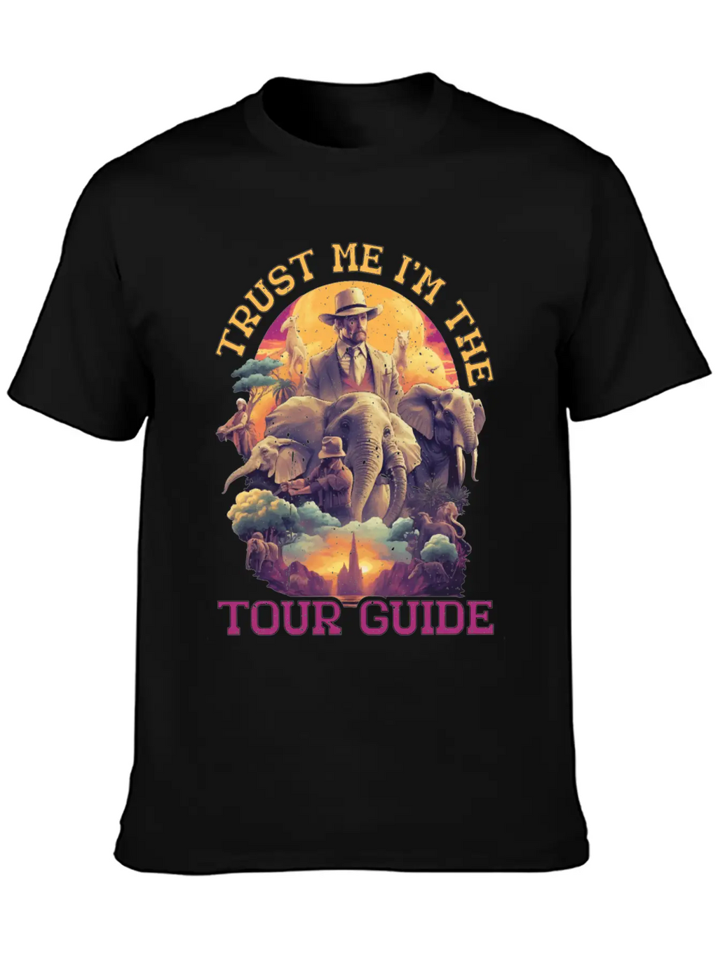 Trust Me I'm The Tour Guide 5 Stylish Everyday T-Shirt – Unisex Basic Cotton Tee