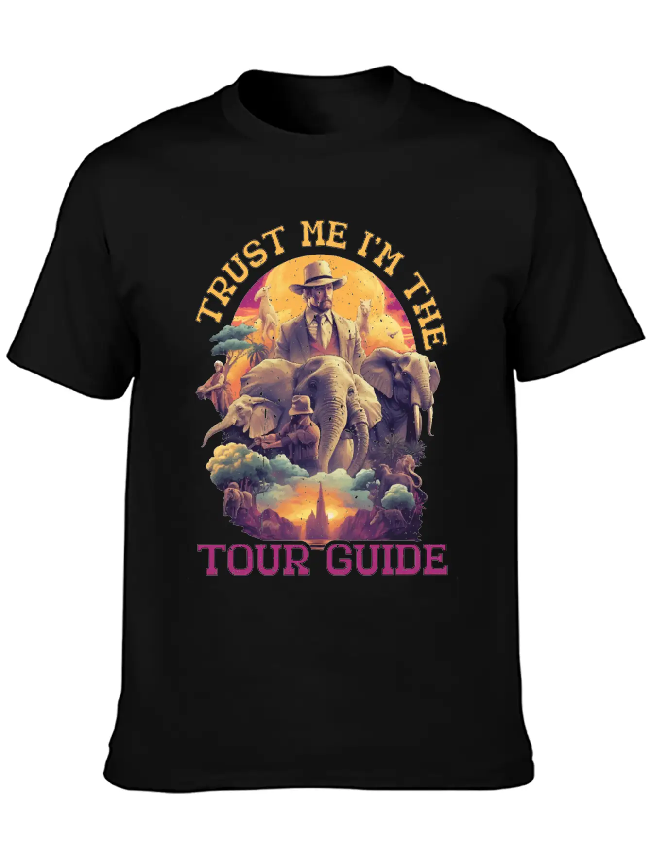 Trust Me I'm The Tour Guide 5 Stylish Everyday T-Shirt – Unisex Basic Cotton Tee