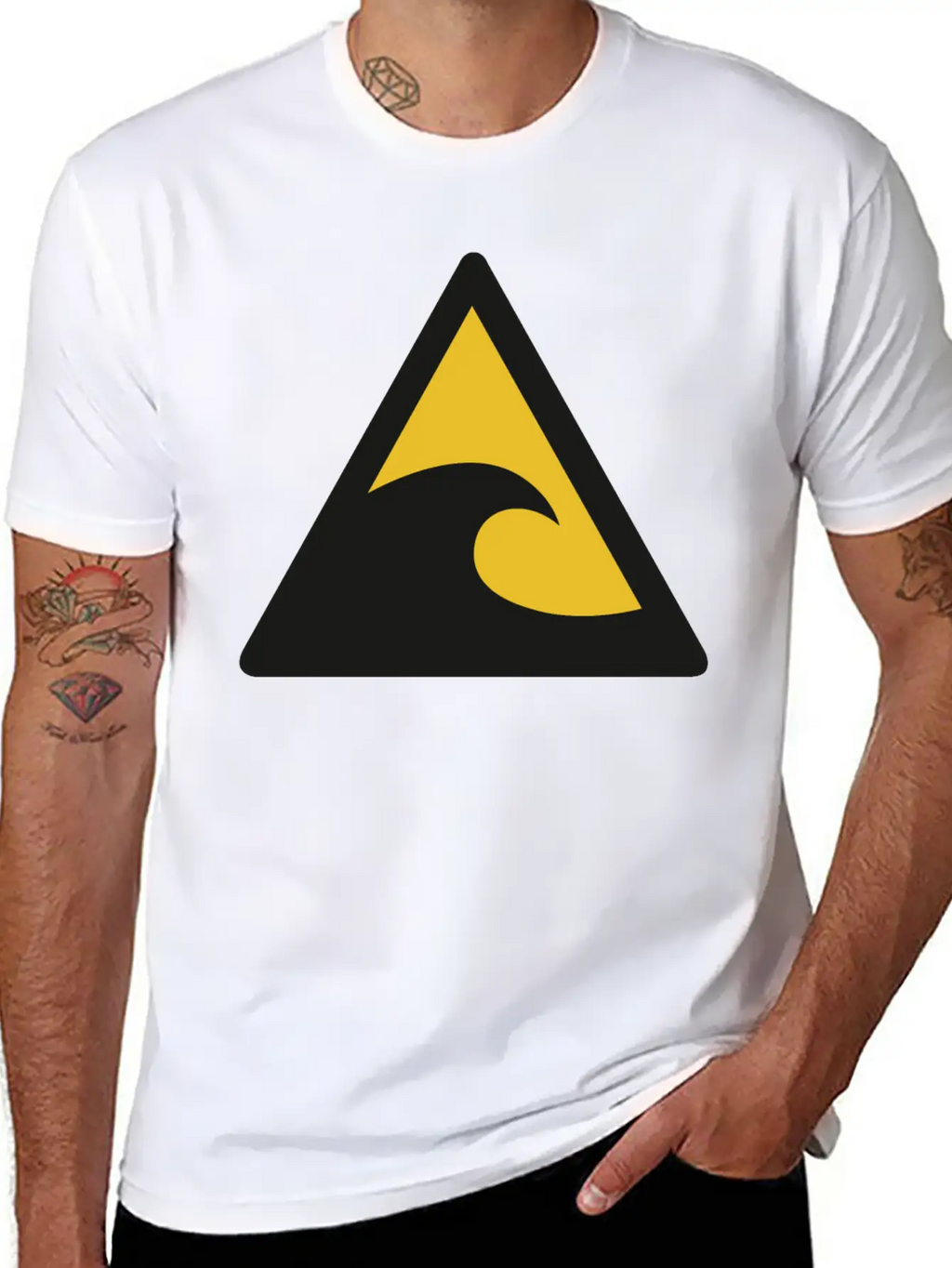 Tsunami Warning Essential Cotton Tee For Daily Outfits – Unisex Style