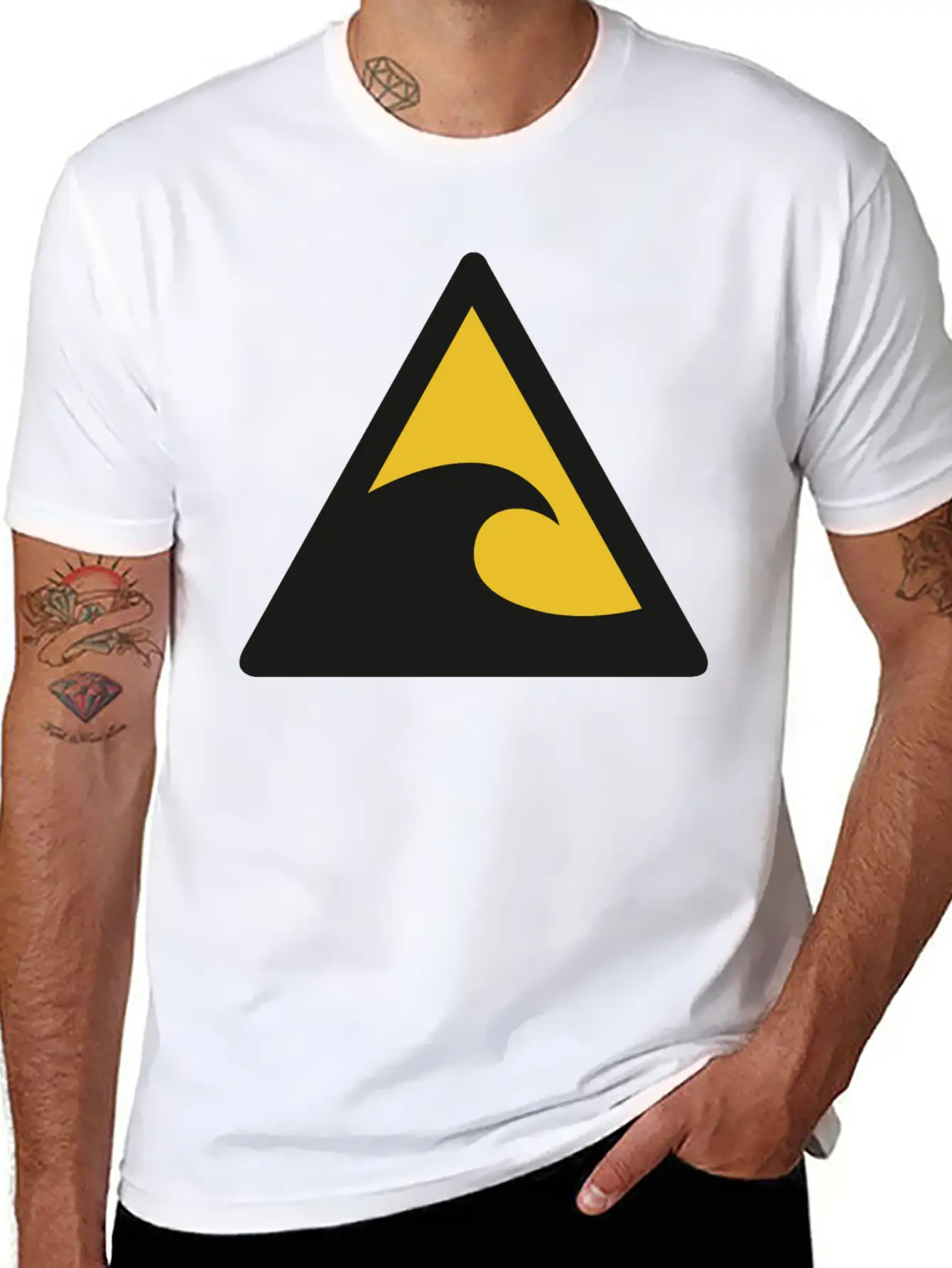 Tsunami Warning Essential Cotton Tee For Daily Outfits – Unisex Style