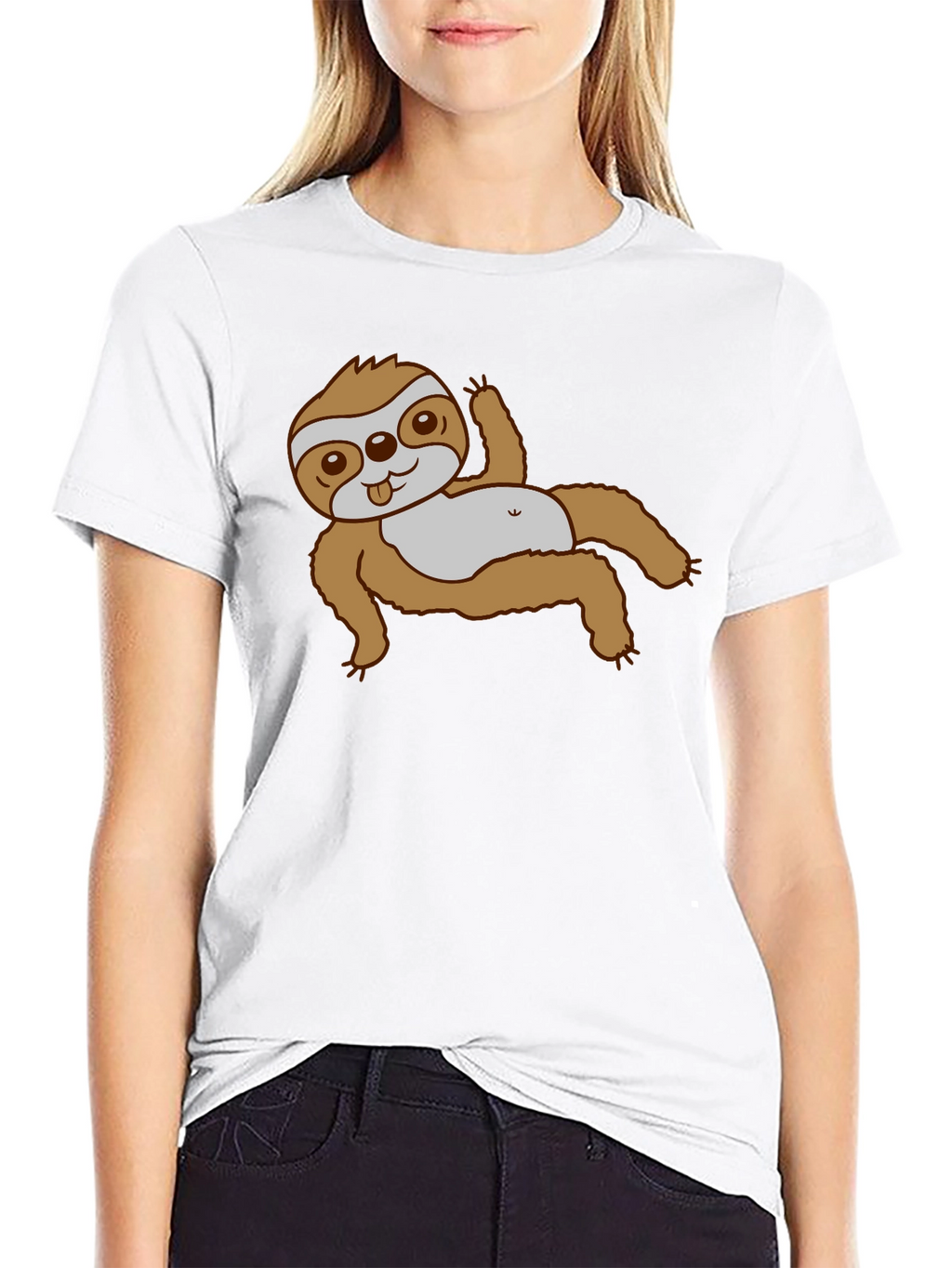 Sloth Graphic Tee - Relaxed Fit