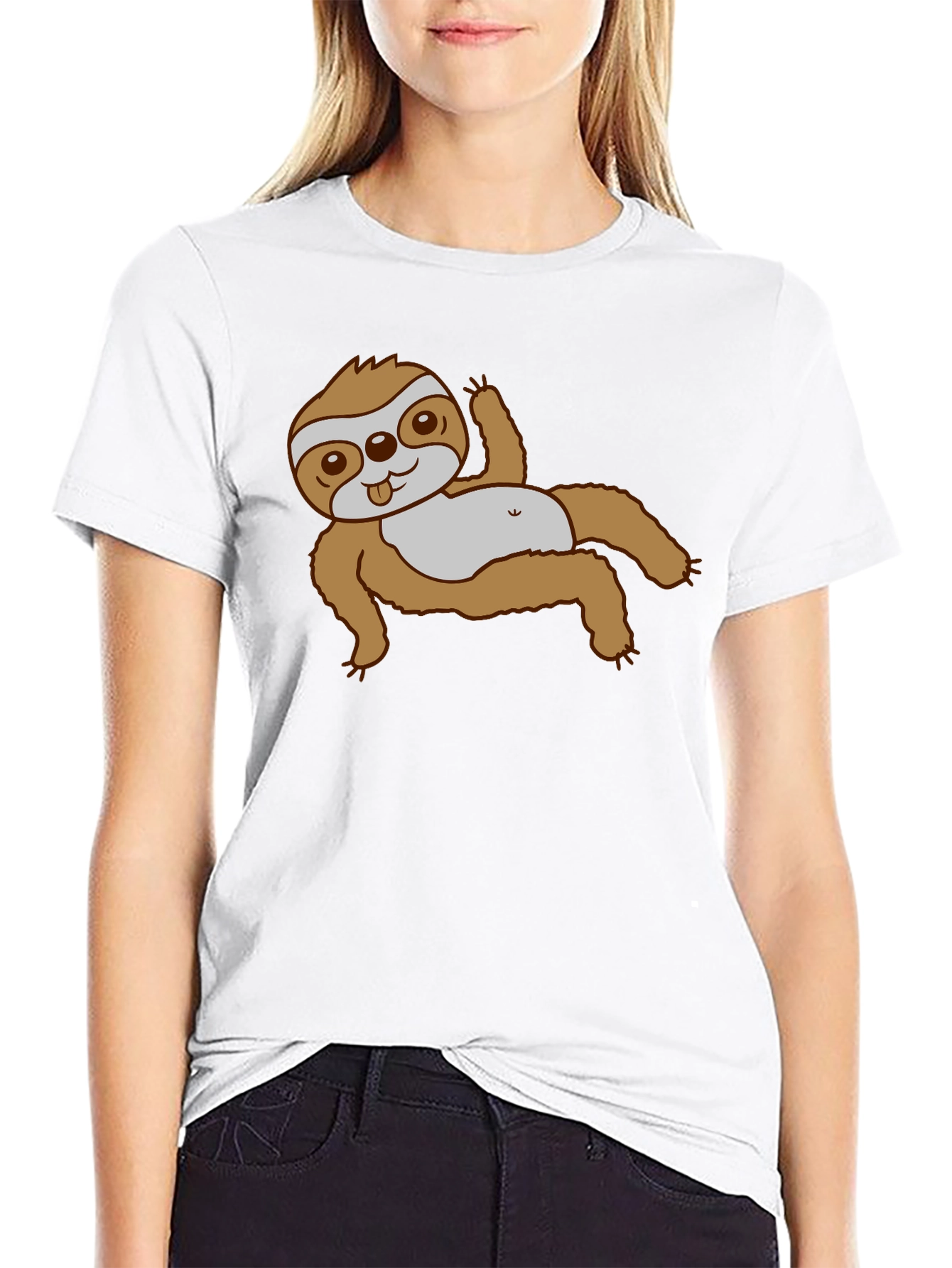 Sloth Graphic Tee - Relaxed Fit