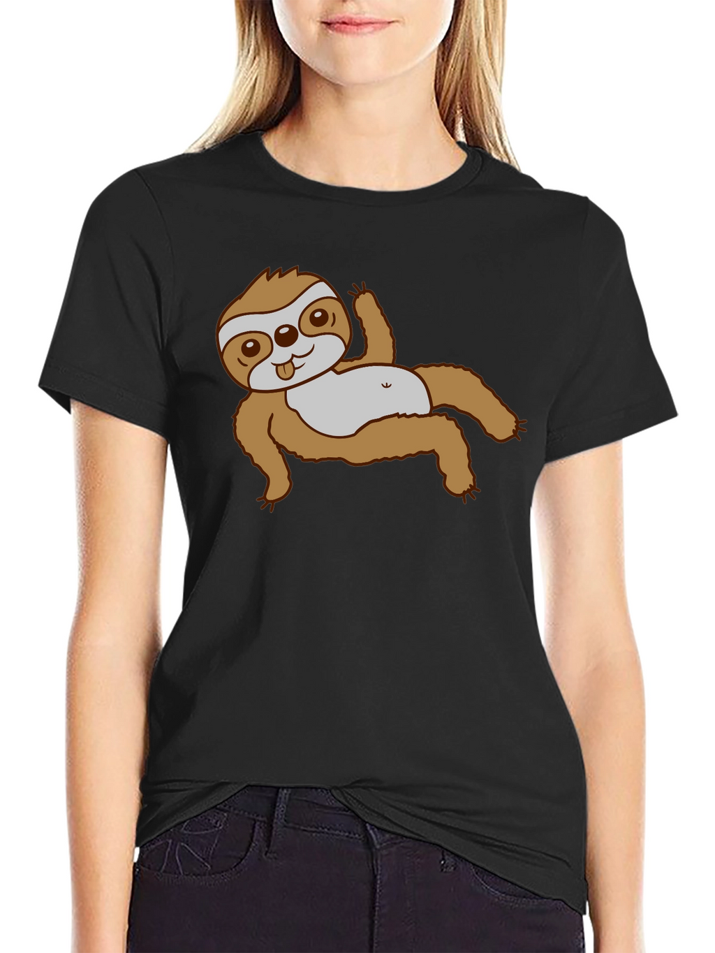 Sloth Graphic Tee - Relaxed Fit
