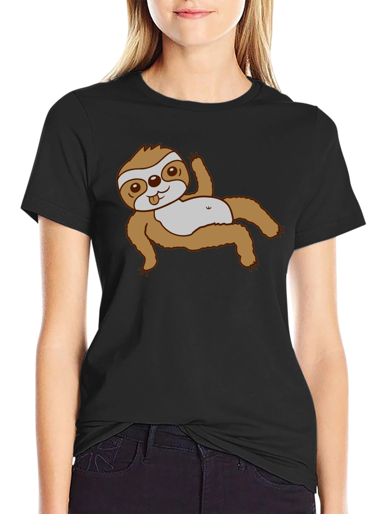 Sloth Graphic Tee - Relaxed Fit