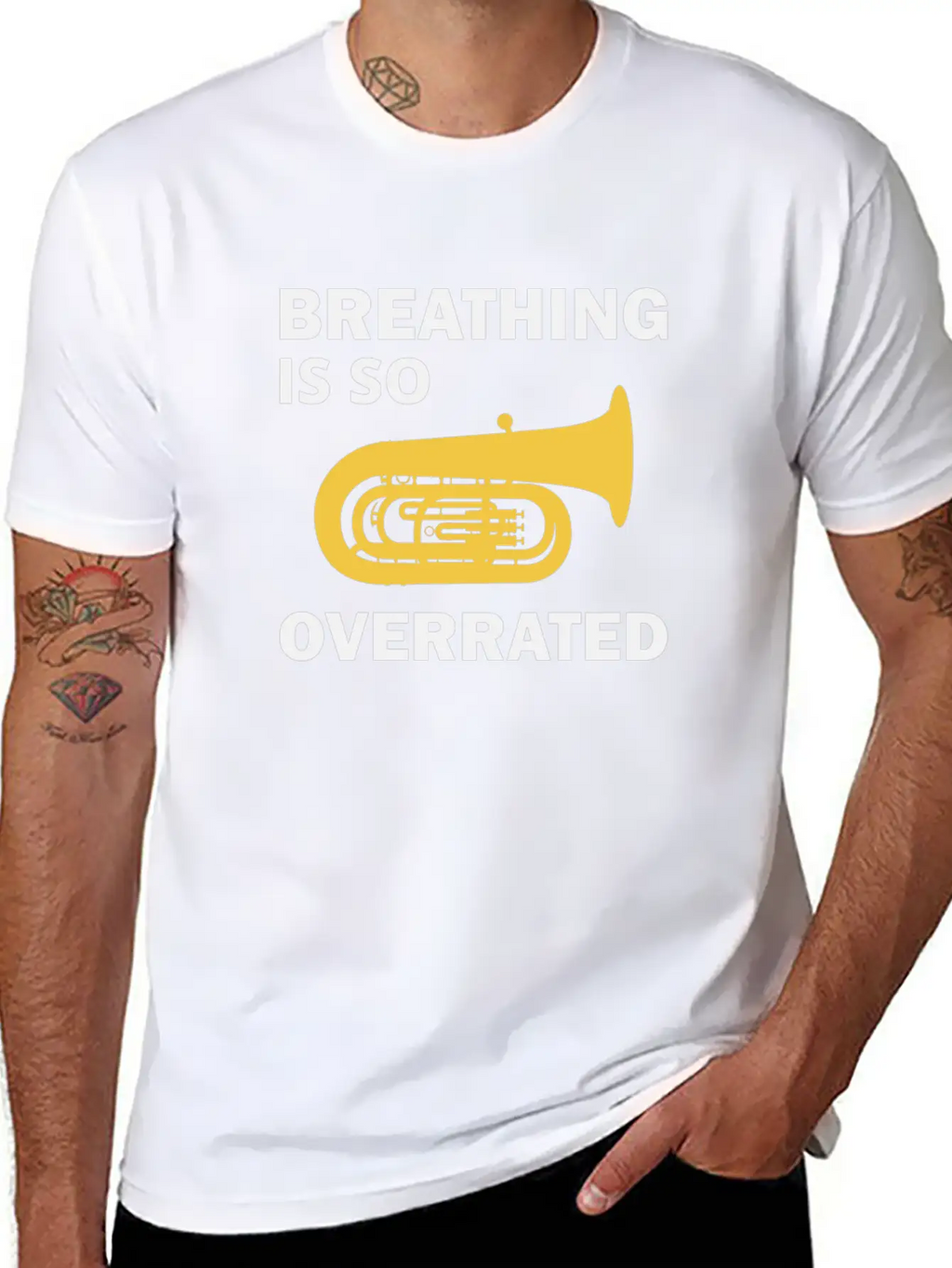 Tuba Marching Band Player Musical Instrument Funny Classic Cotton Tee – Unisex Comfort For Any Season