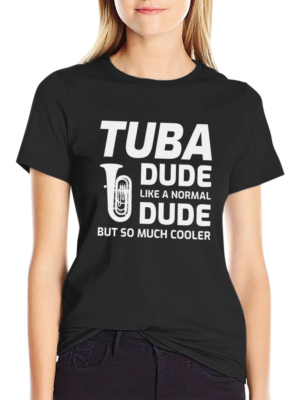 Tuba Marching Band Player Musical Instrument Relaxed Everyday Tee – Lightweight And Durable Cotton