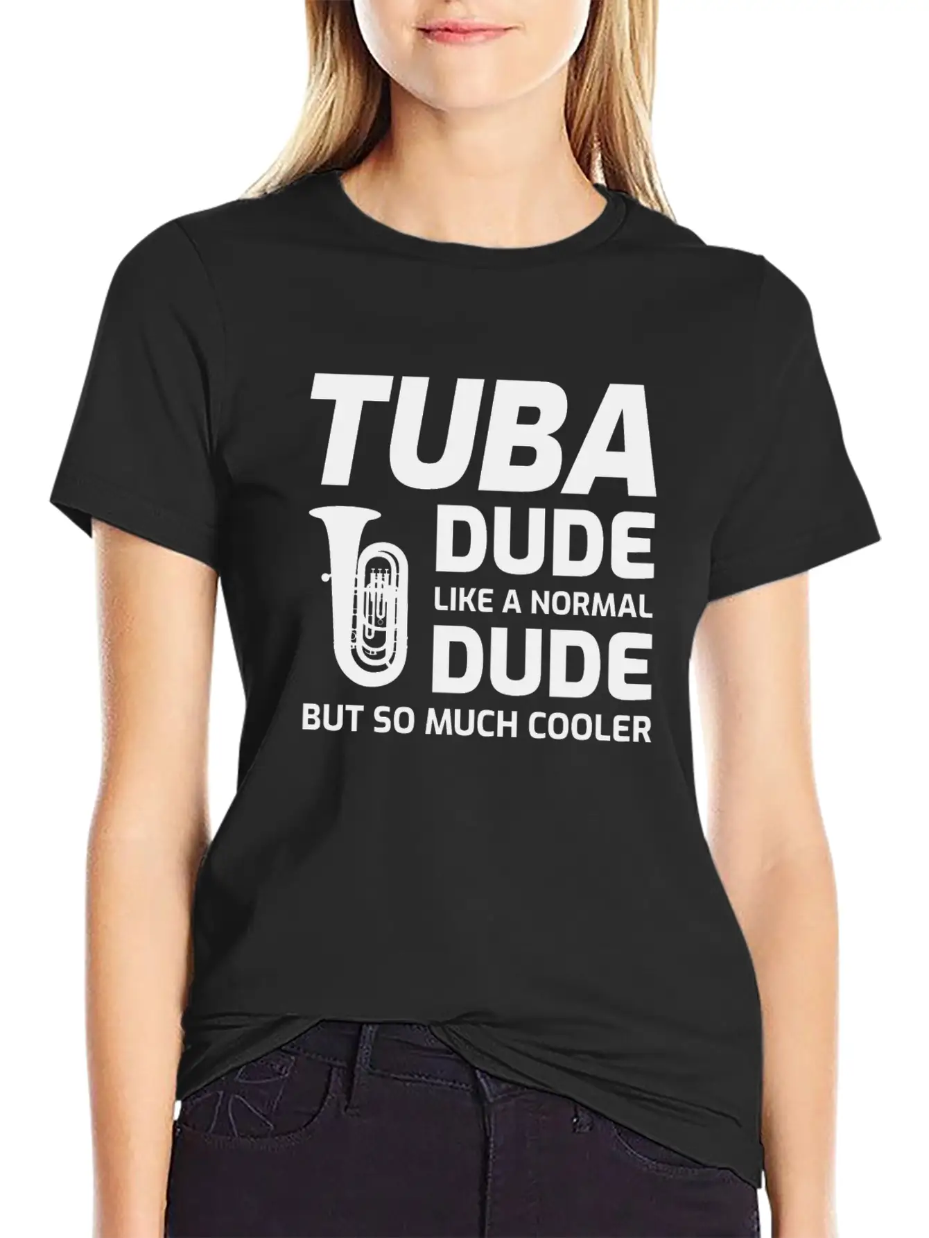 Tuba Marching Band Player Musical Instrument Relaxed Everyday Tee – Lightweight And Durable Cotton