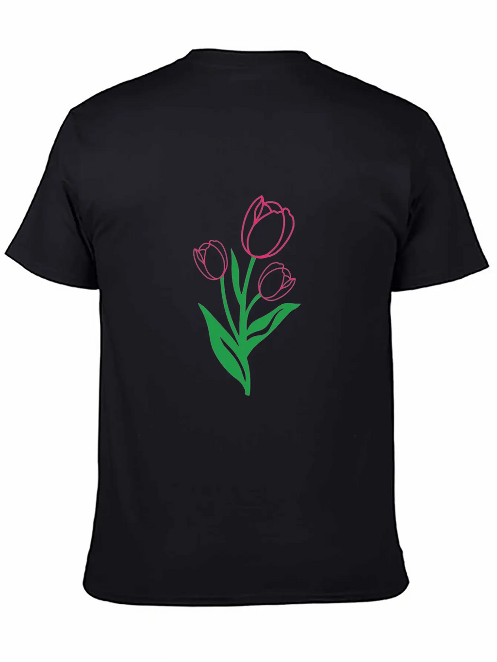 Tulip Gardening Colourful Modern Fit Casual T-Shirt – Clean And Versatile Design