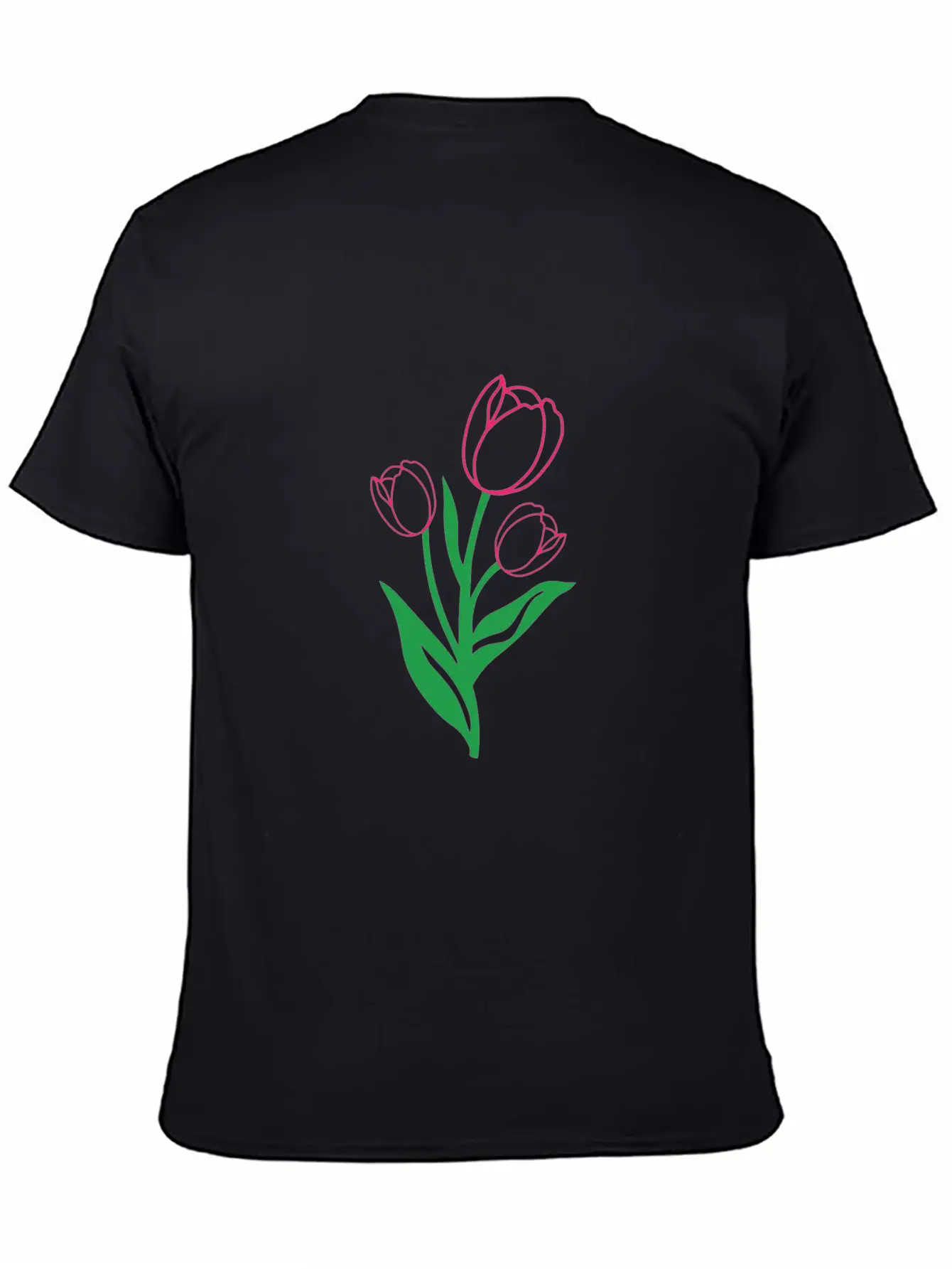 Tulip Gardening Colourful Modern Fit Casual T-Shirt – Clean And Versatile Design