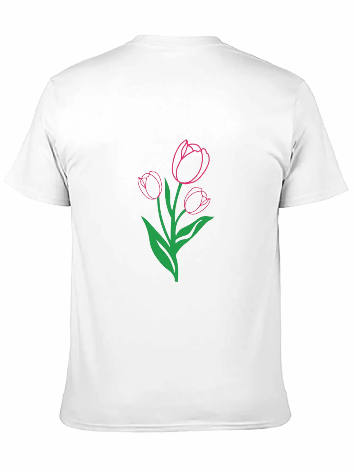 Tulip Gardening Colourful Modern Fit Casual T-Shirt – Clean And Versatile Design