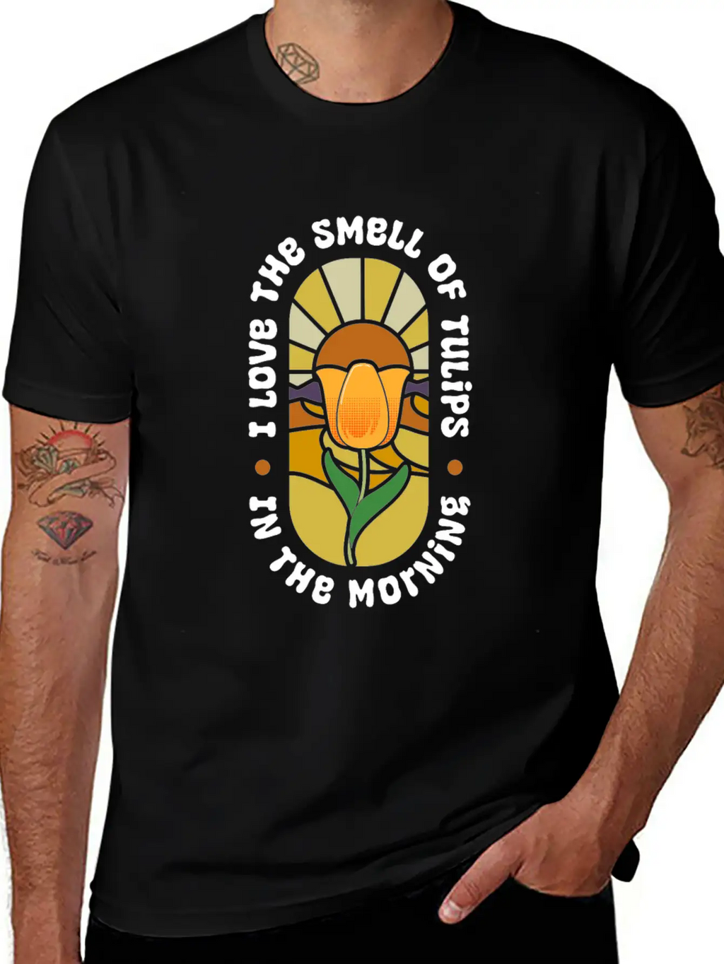 Tulip Gardening Love Classic Cotton Tee – Unisex Comfort For Any Season
