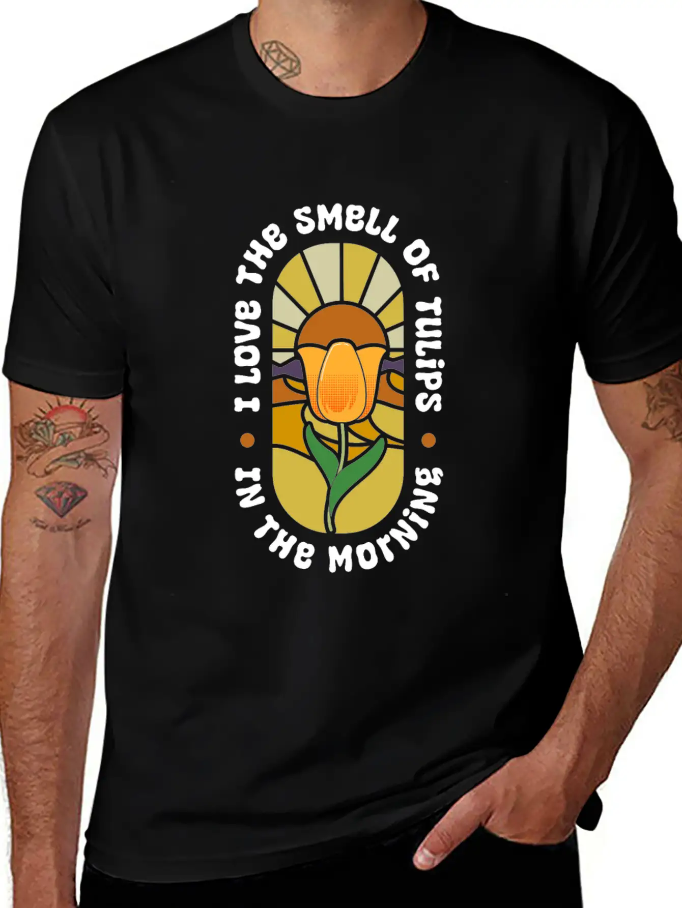 Tulip Gardening Love Classic Cotton Tee – Unisex Comfort For Any Season