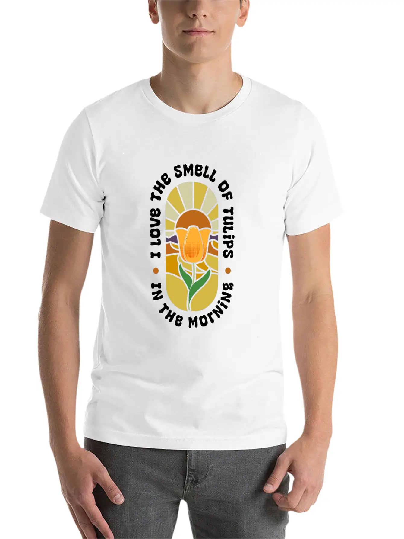 Tulip Gardening Love Classic Cotton Tee – Unisex Comfort For Any Season